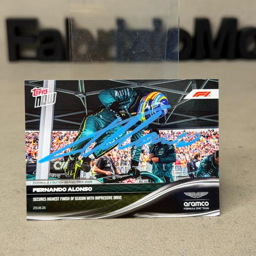 Aston Martin - Topps Now - Secures highest finish of...