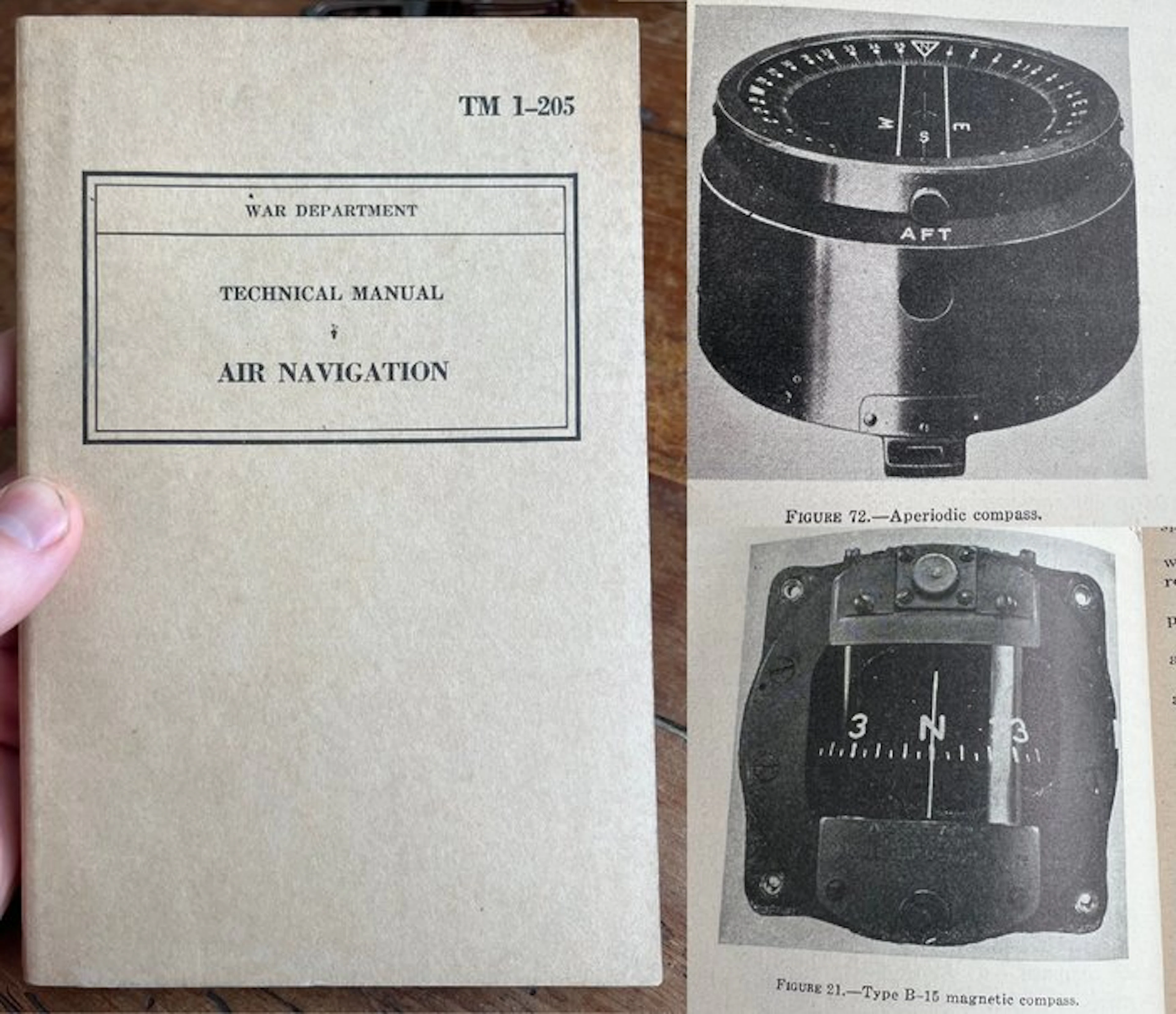US Army USAAF Navigator Manual - Compass - Flight...
