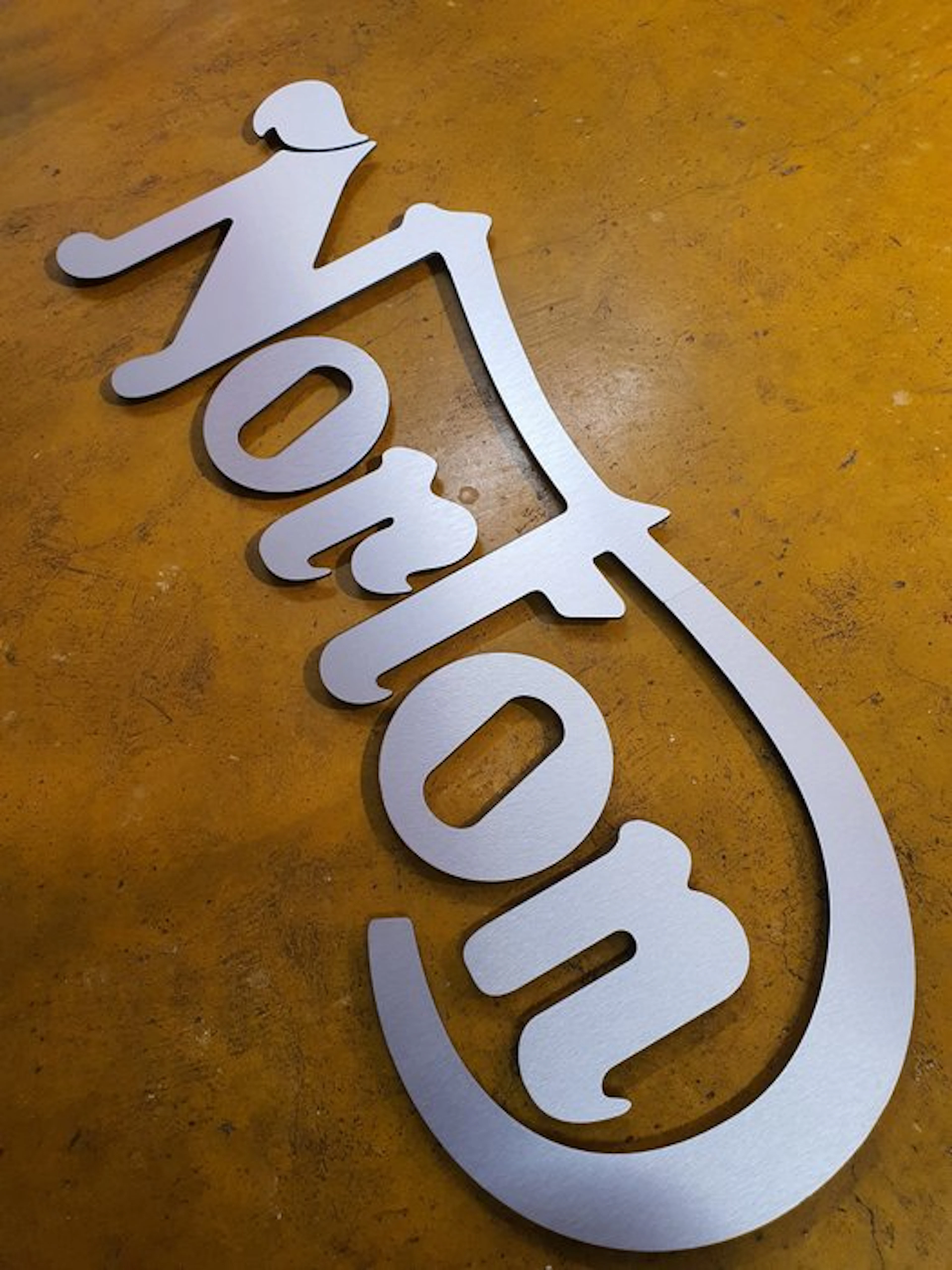 Sign - Norton - Professional wall logo - Aluminium*--> Big size