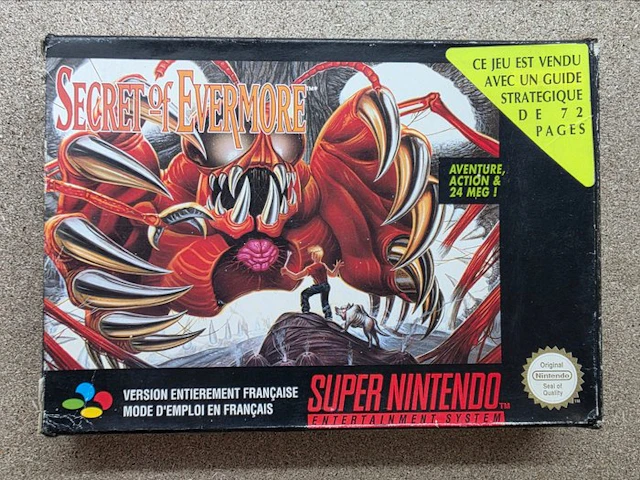 Nintendo - Snes - Secret Of Evermore - PAL Version - 1st...
