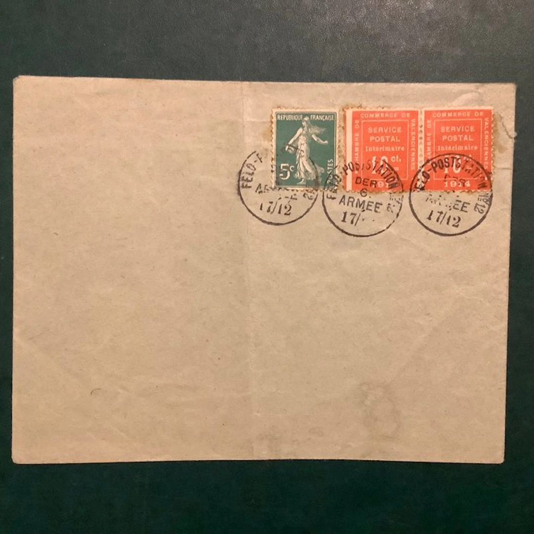 German Empire 1914 - Chamber of Commerce of Valenciennes...