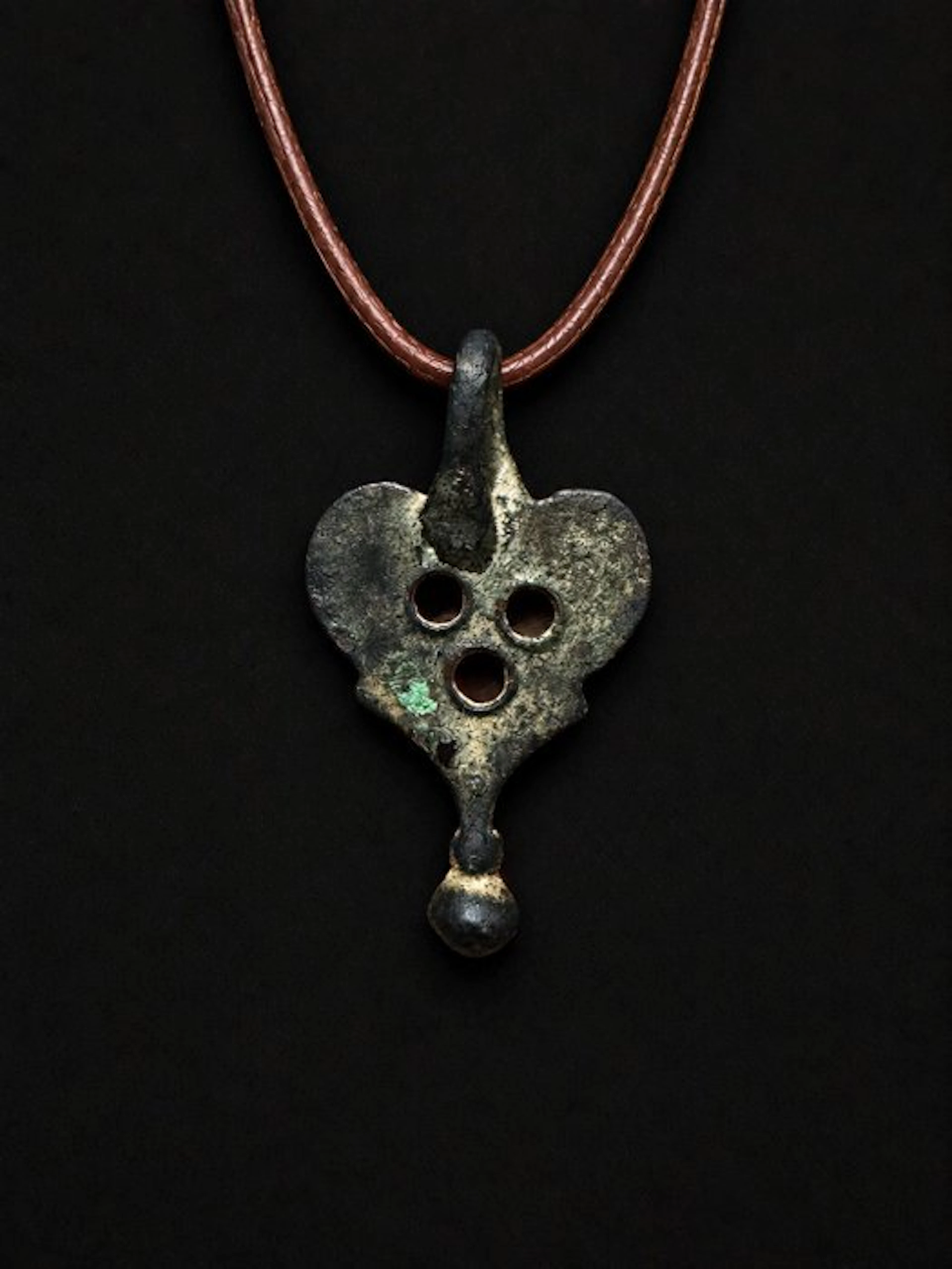 Medieval / Viking Era Bronze Openwork Amulet Pendant (No reserve price)