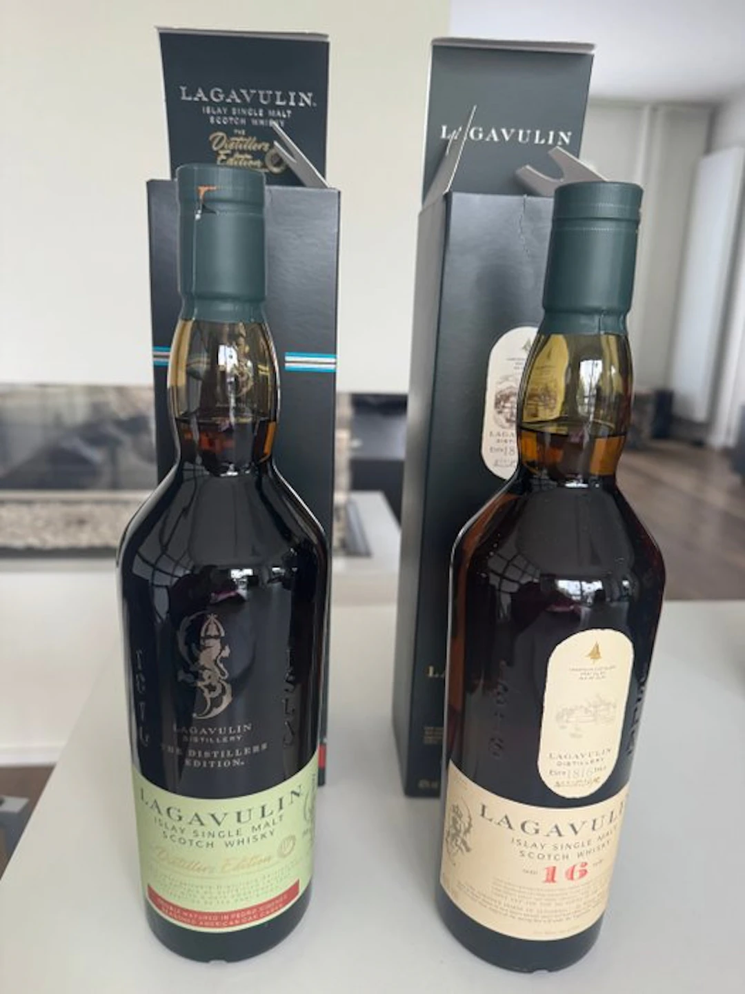 Lagavulin Distillers Edition & 16yo - 70cl - 2 bottles