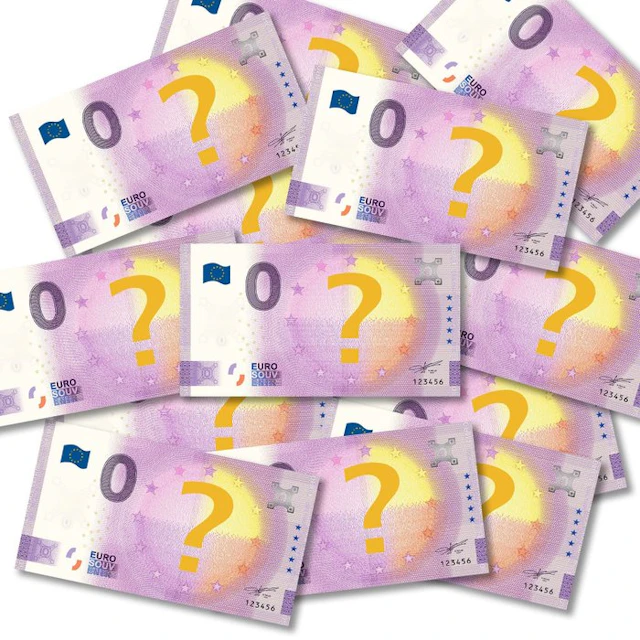 World. 0 Euro Banknote verrassingspakket (20 biljetten) (No reserve price)