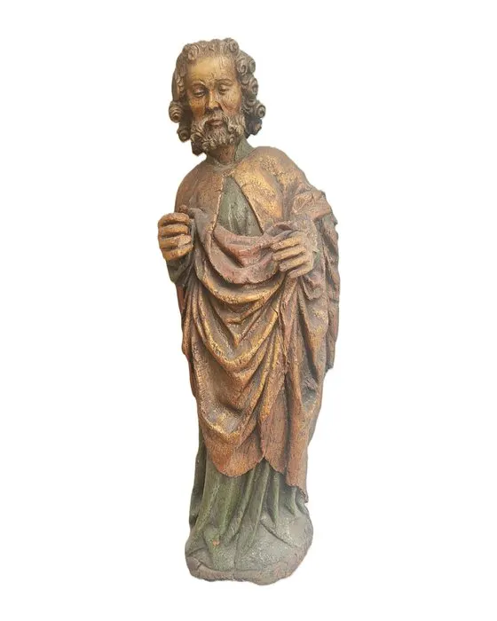 Sculpture, Hl. Petrus - 84 cm - Oak - 1800
