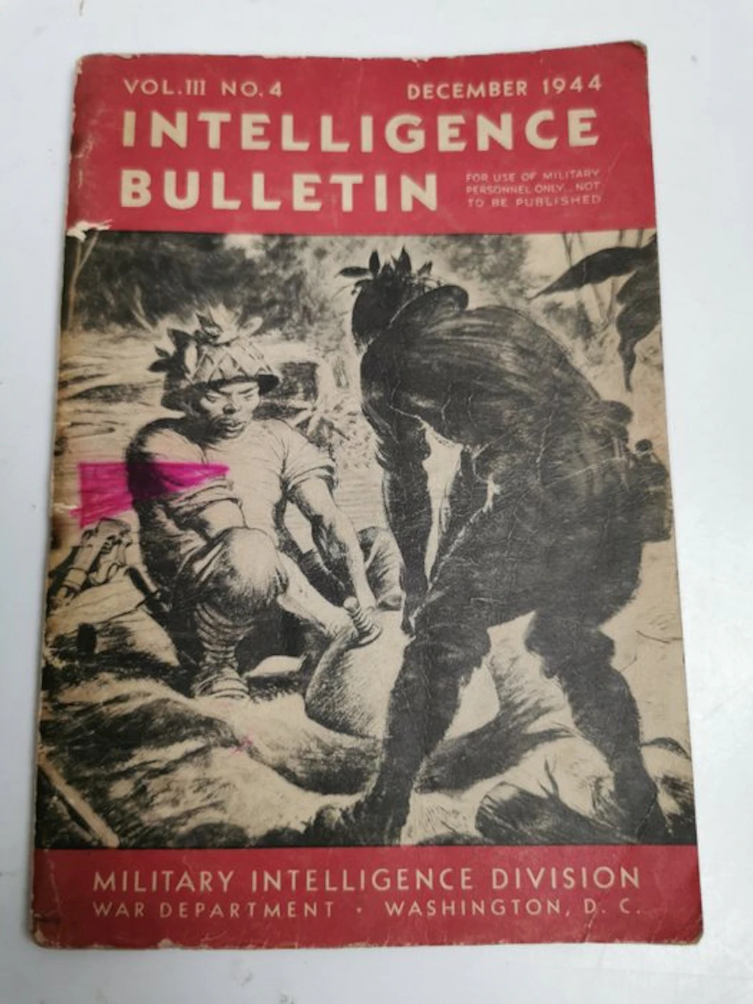 U. S. War office - Intelligence bulletin dec. 1944 [booby-trapped souvenirs]