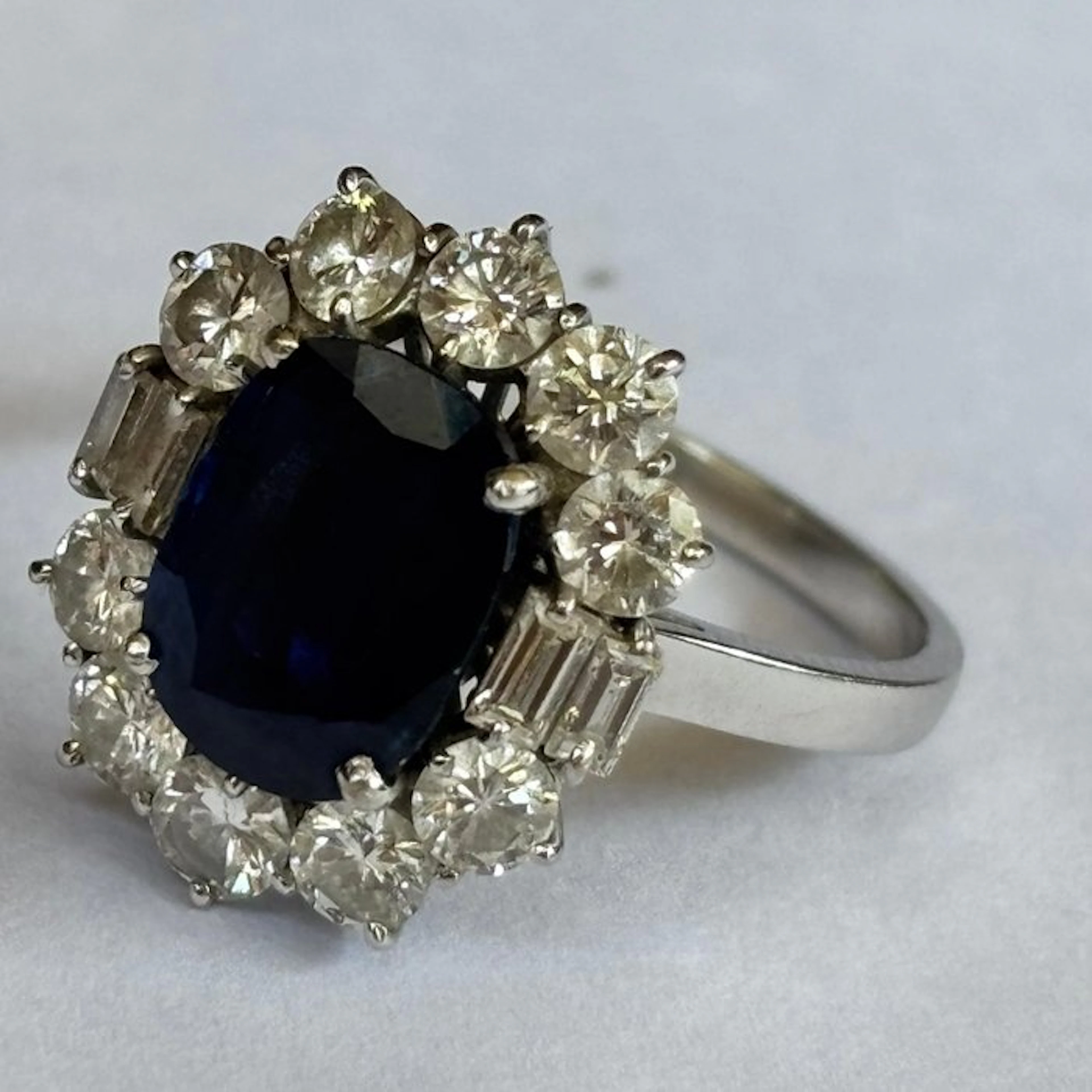 Ring - 18 kt. White gold - Diamond