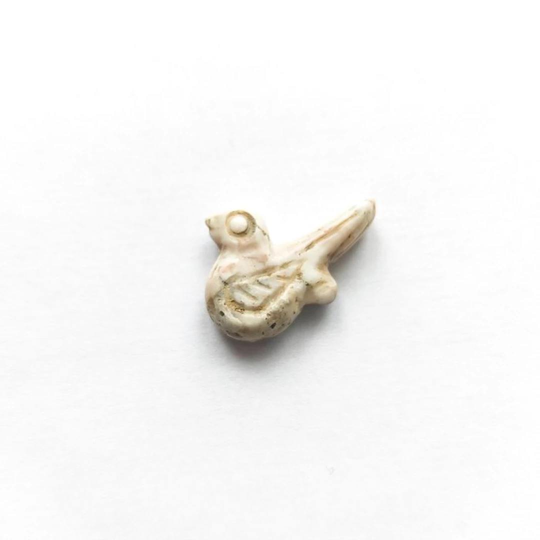 Sino-Mongolian or Sino-Siberian Jasper XS Bird Bead...