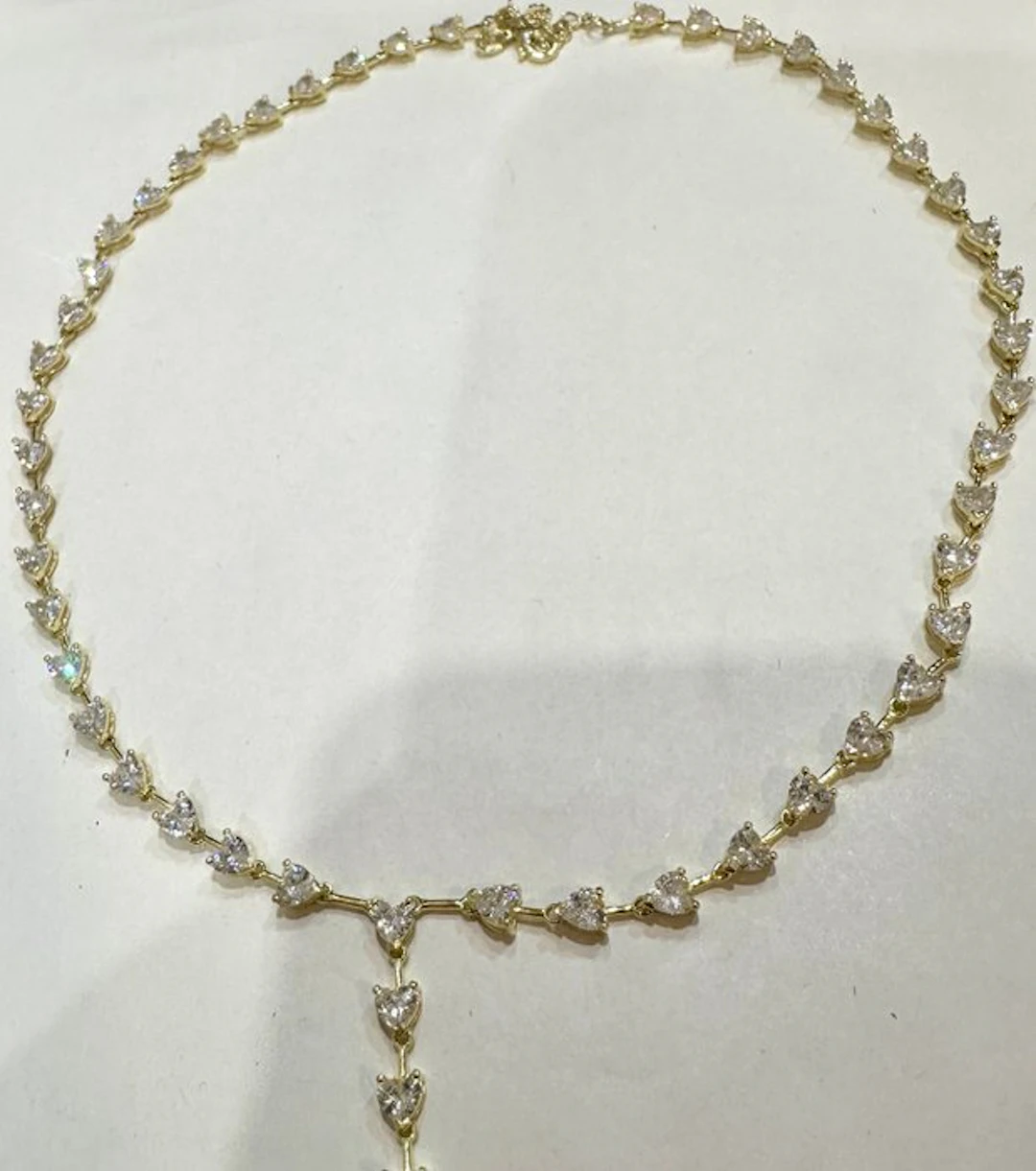 No reserve price - Necklace Silver - 3.10ct. tw. Sapphire