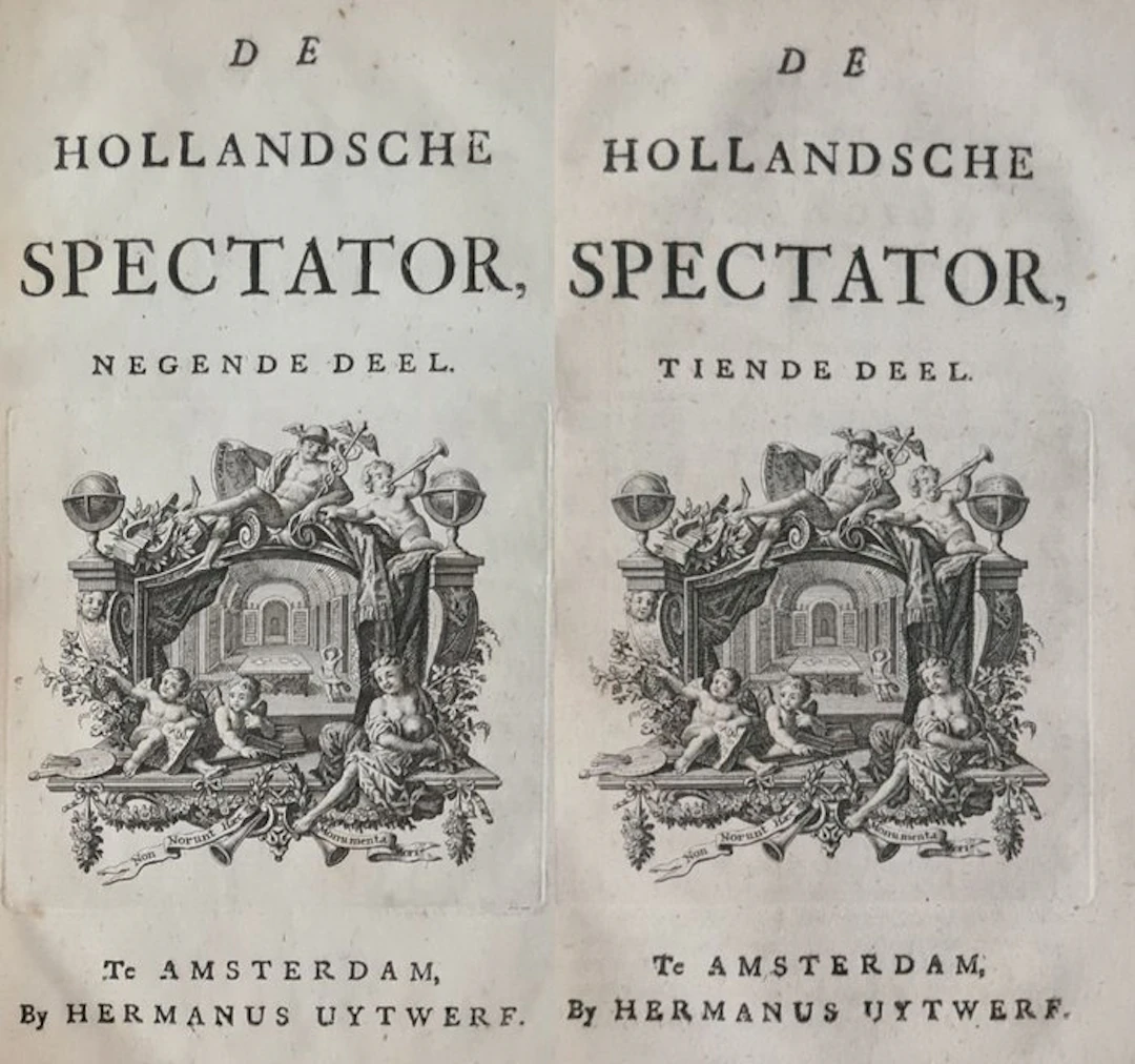 Justus van Effen - De Hollandsche spectator - 1731-1735