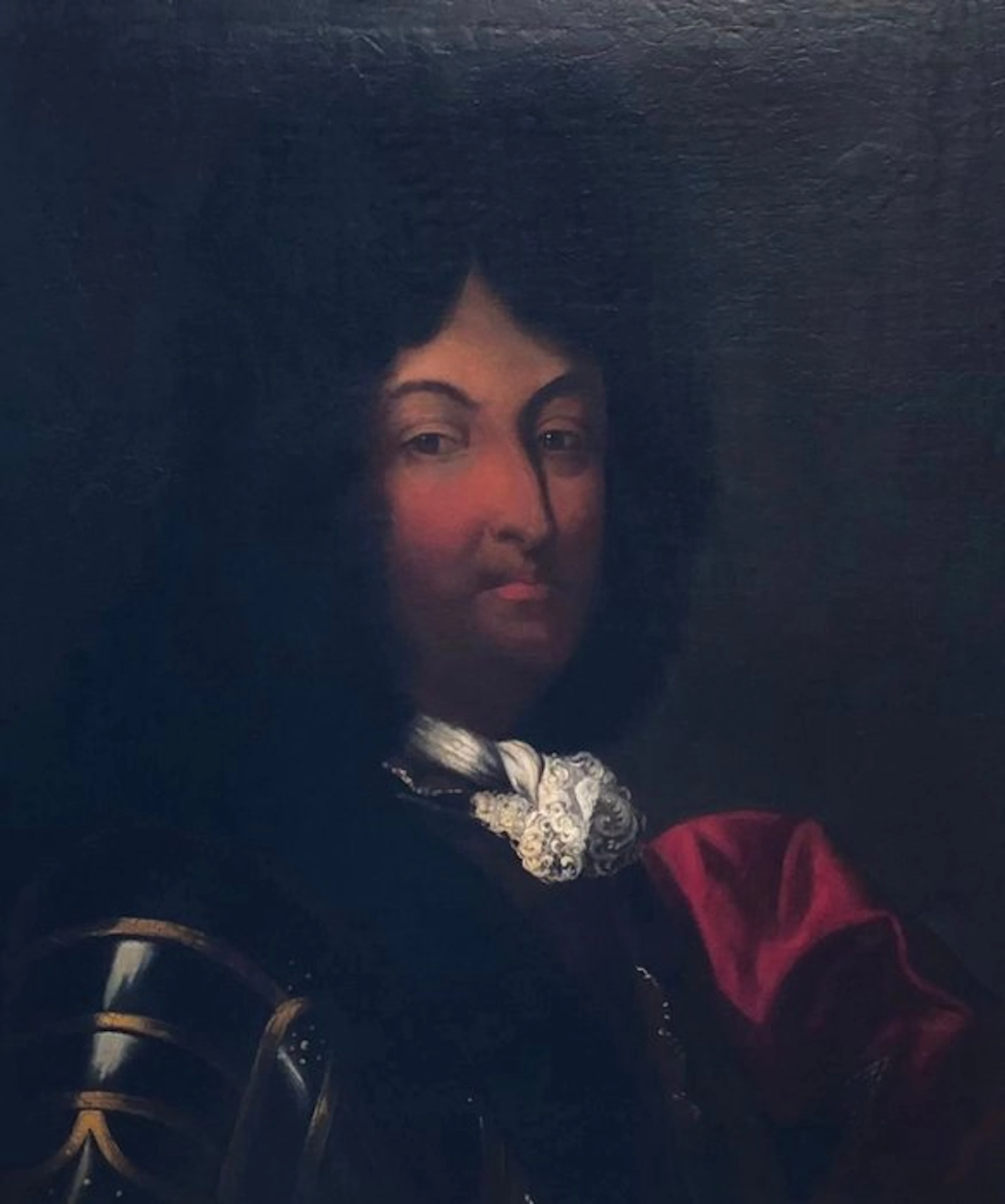 Hyacinthe Rigaud (1659-1743), Workshop of - Ritratto di Luigi XIV