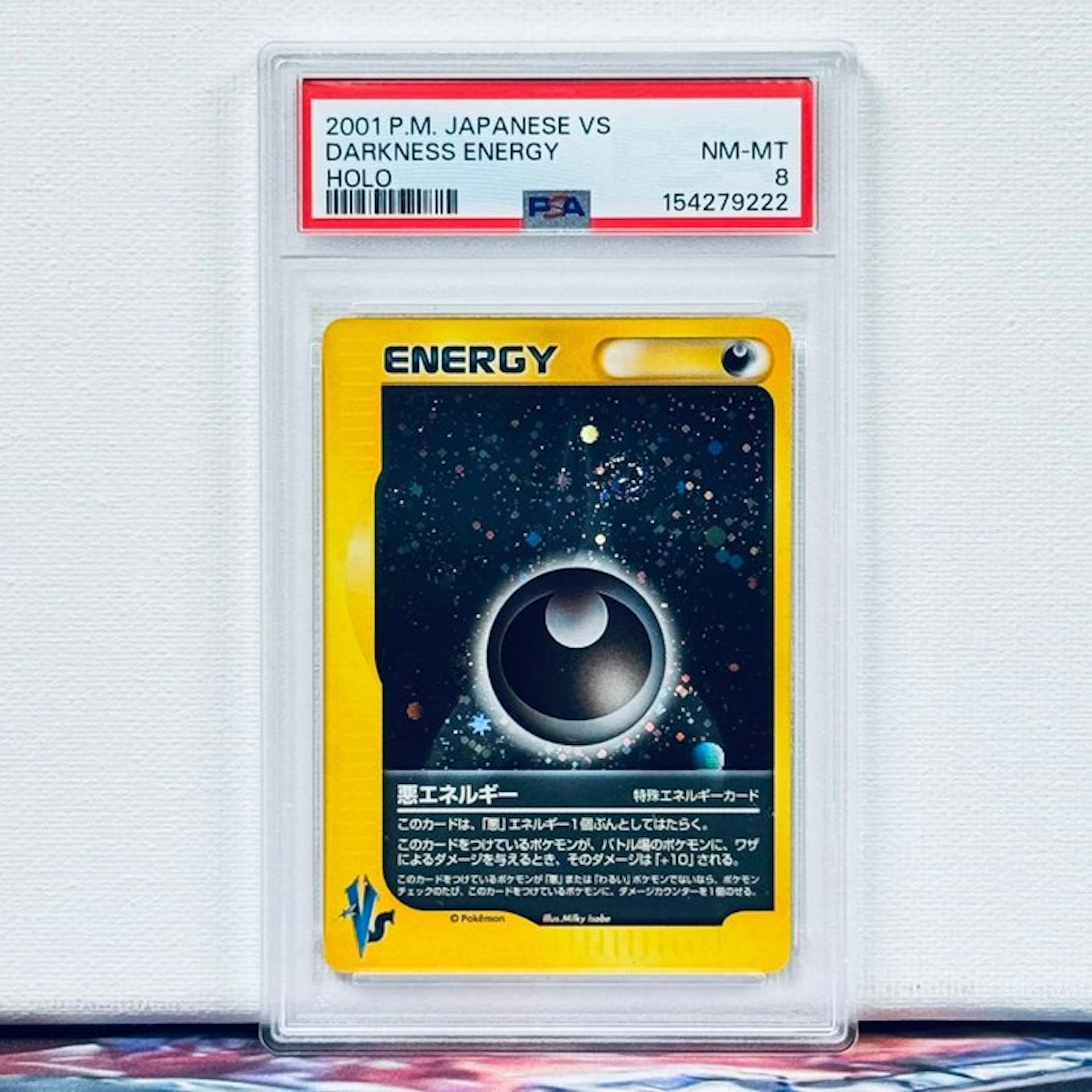 Pokémon Graded card - DARKNESS ENERGY 2001 P.M
