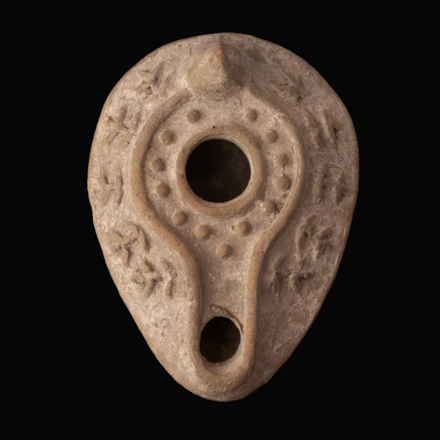 Late Roman/Early Byzantine Terracotta Holy Land Oil Lamp