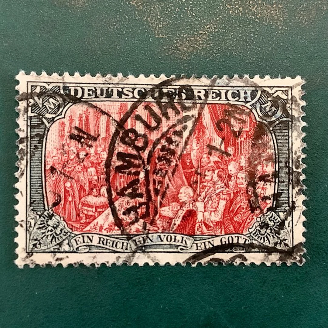 German Empire 1902 - 5 Mark Germania without watermark