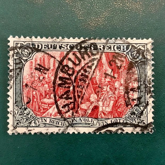 German Empire 1902 - 5 Mark Germania without watermark
