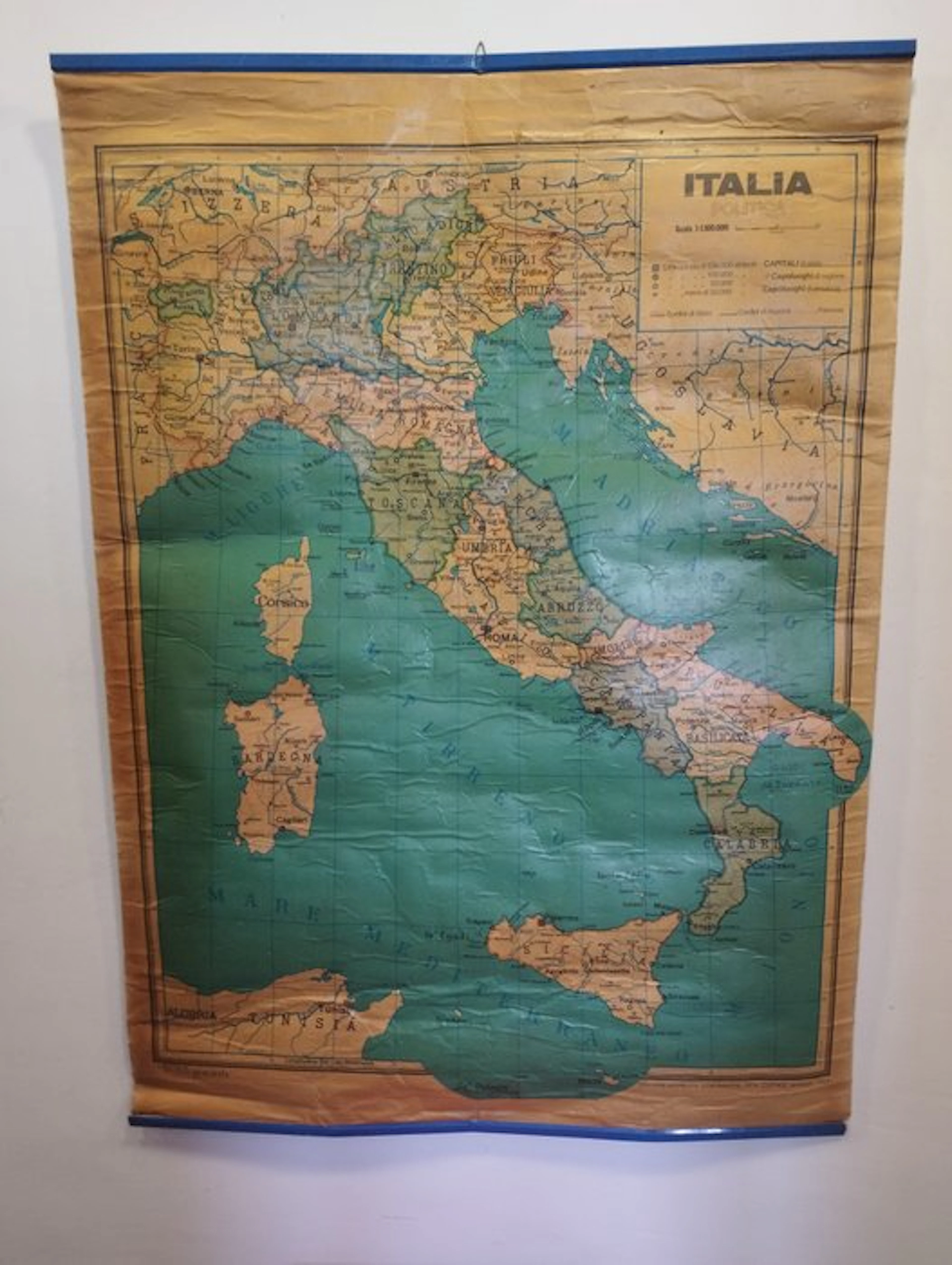Decorative ornament - Italy - School map