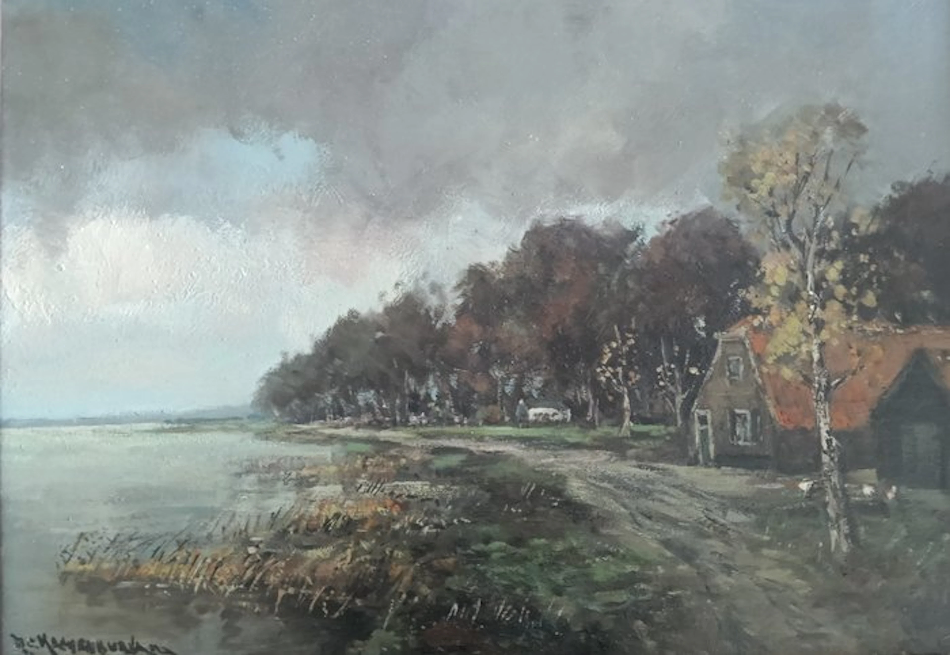 Hendrik Cornelis Kranenburg (1917-1997) - Herfststemming...
