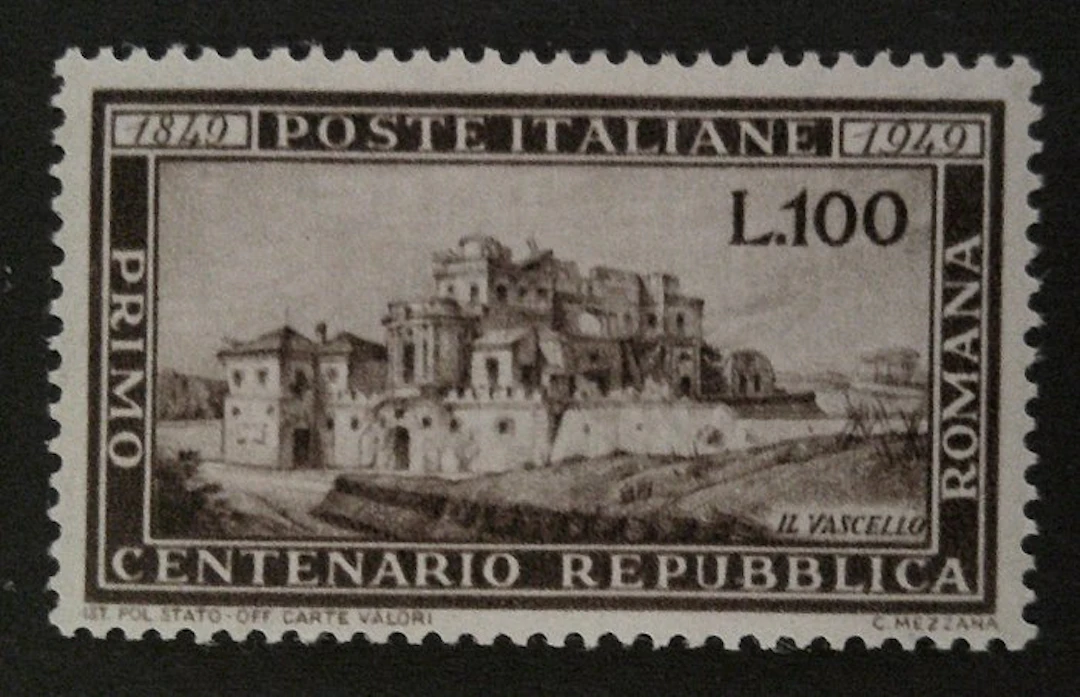 Italy 1949/1949 - Republic 1949 - Centennial of the Roman Republic