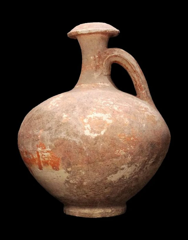 Ancient Roman - Roman terracotta jug - 100 / 200 AD - with export license