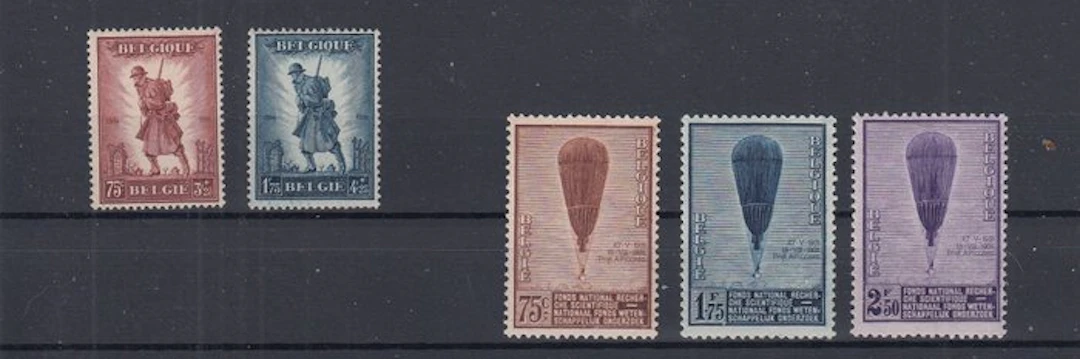 Belgium 1932 - Infantry, Picard - OBP : 351/352 , 353/355