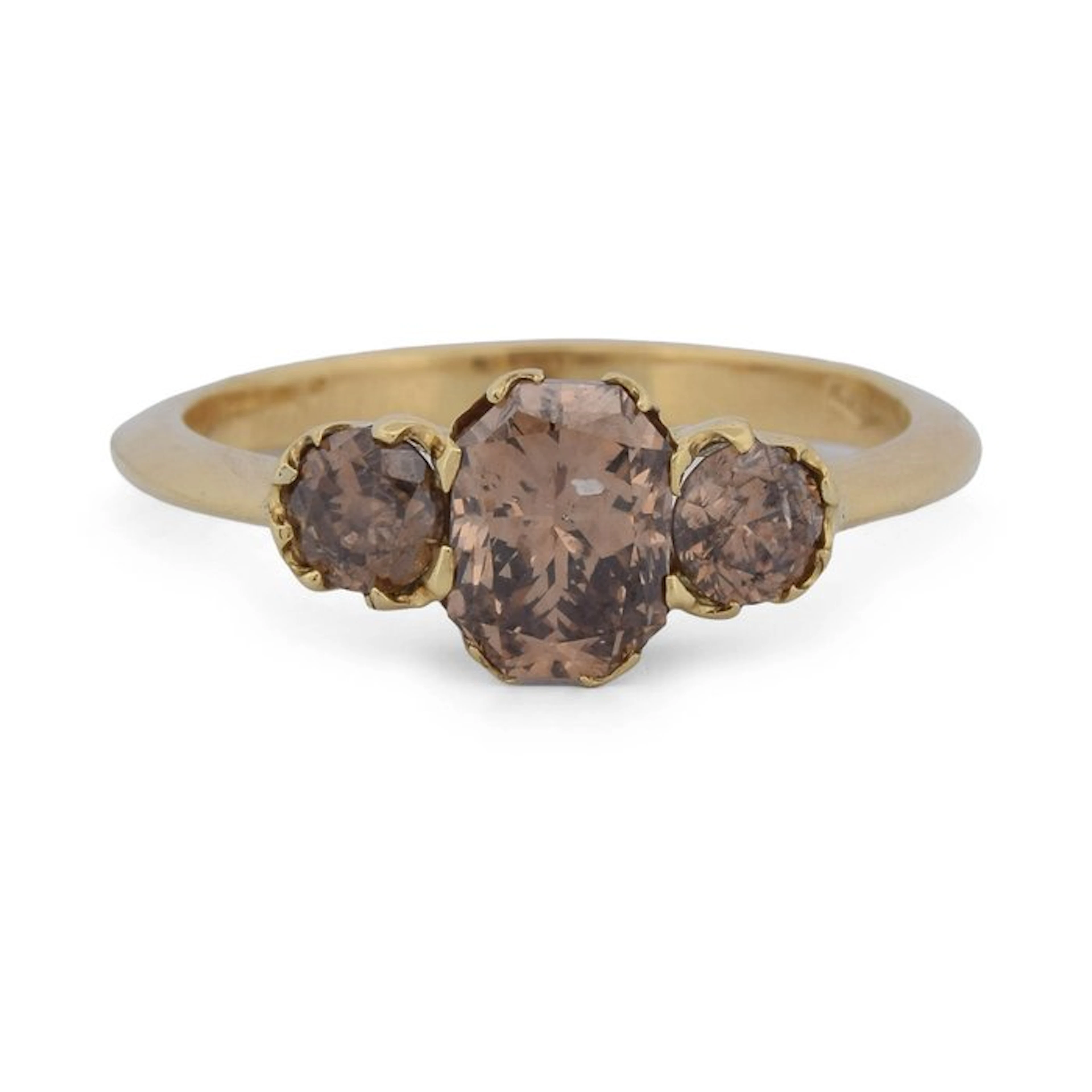 Ring - 18 kt. Yellow gold - 1.70ct. tw. Diamond (Natural)