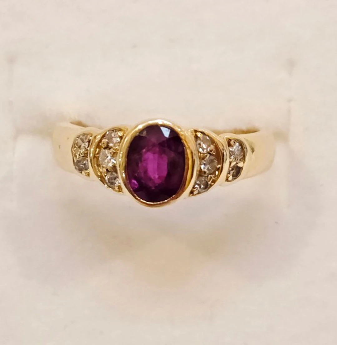 Ring - 18 kt. Yellow gold - Italy 80s Perfect