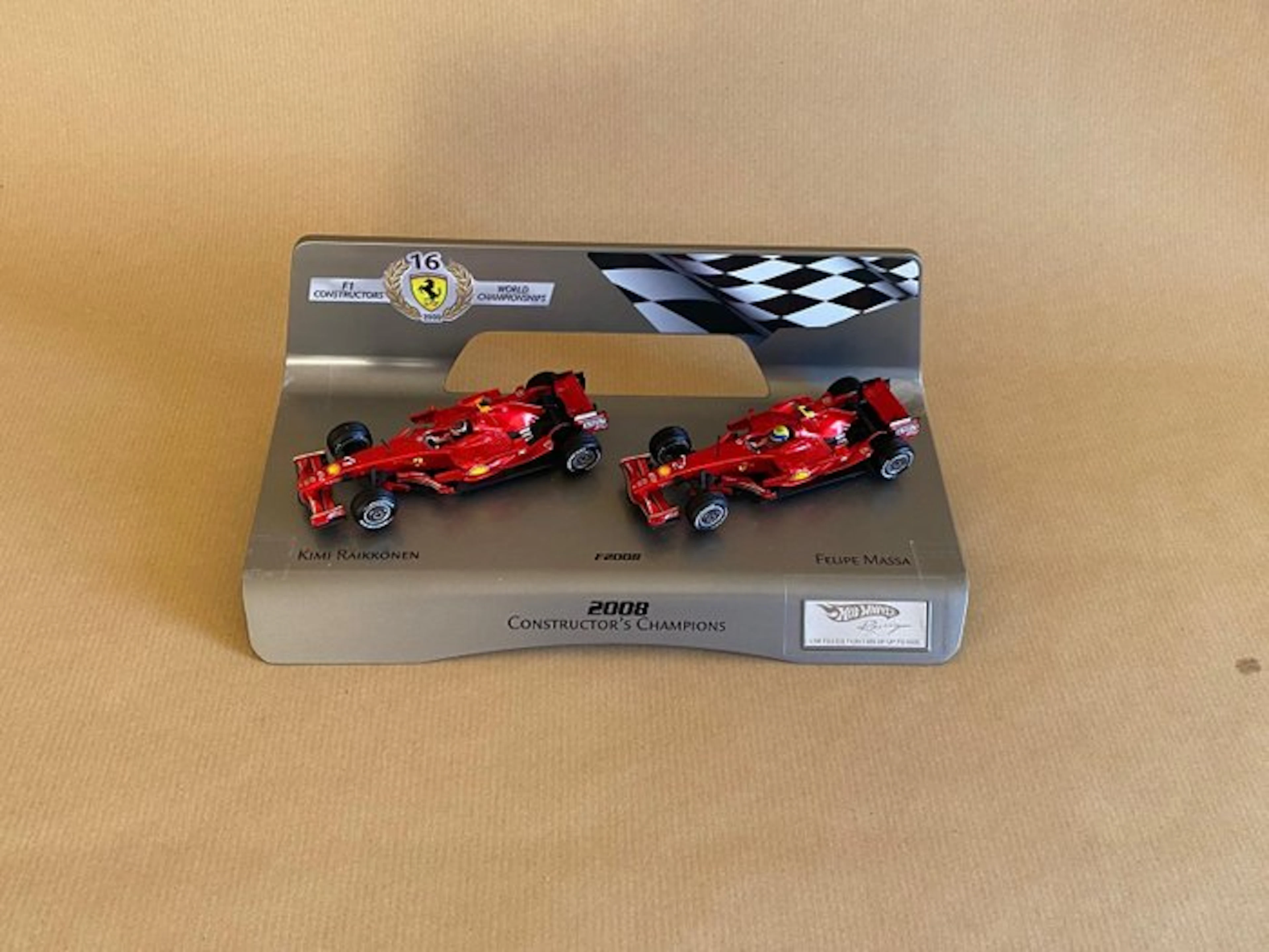 Hot Wheels 1:43 - Model car - FERRARI F 2008 Constructor`s Champions K