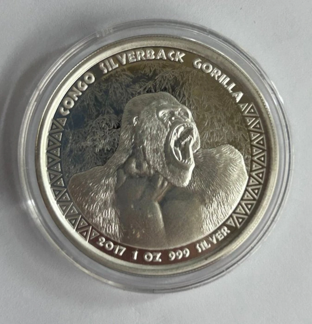 Congo. 5000 FRANCS CFA 2017, 1 Oz (No reserve price)
