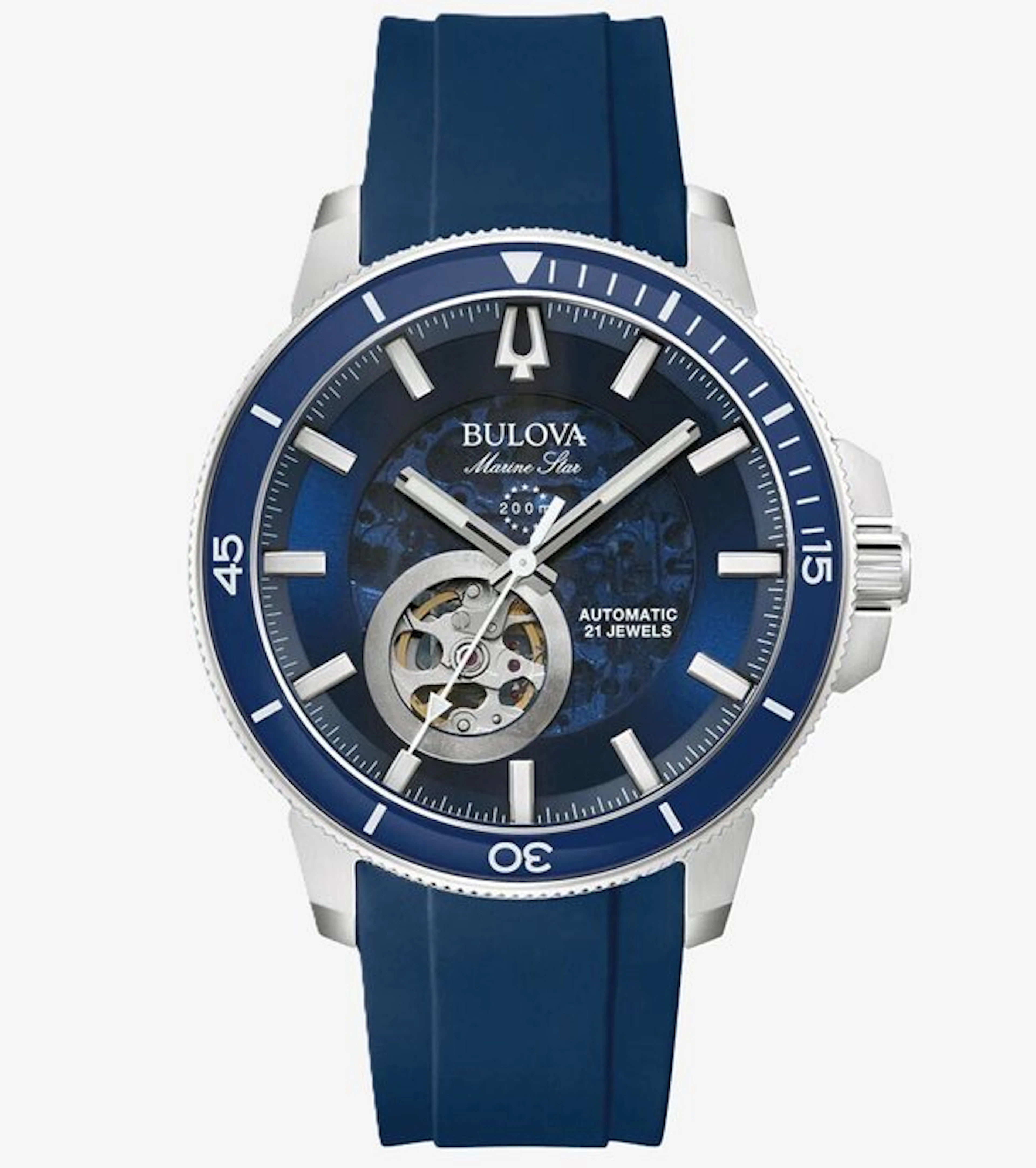 Bulova - Automatic - Marine Star - Open Heart - NEW - Men - 2026