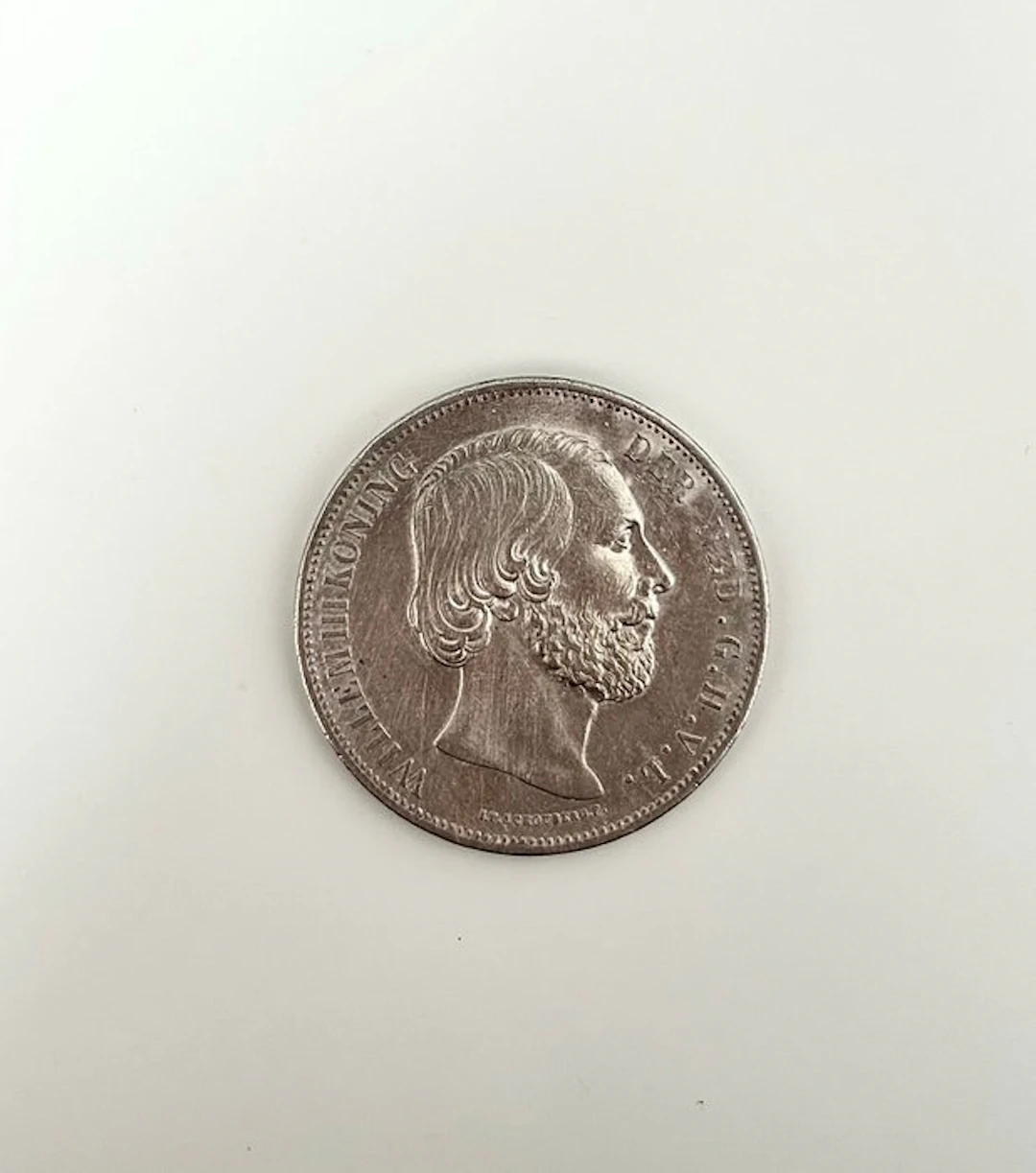 Netherlands. Willem III. 2 1/2 Gulden 1865 (No reserve price)