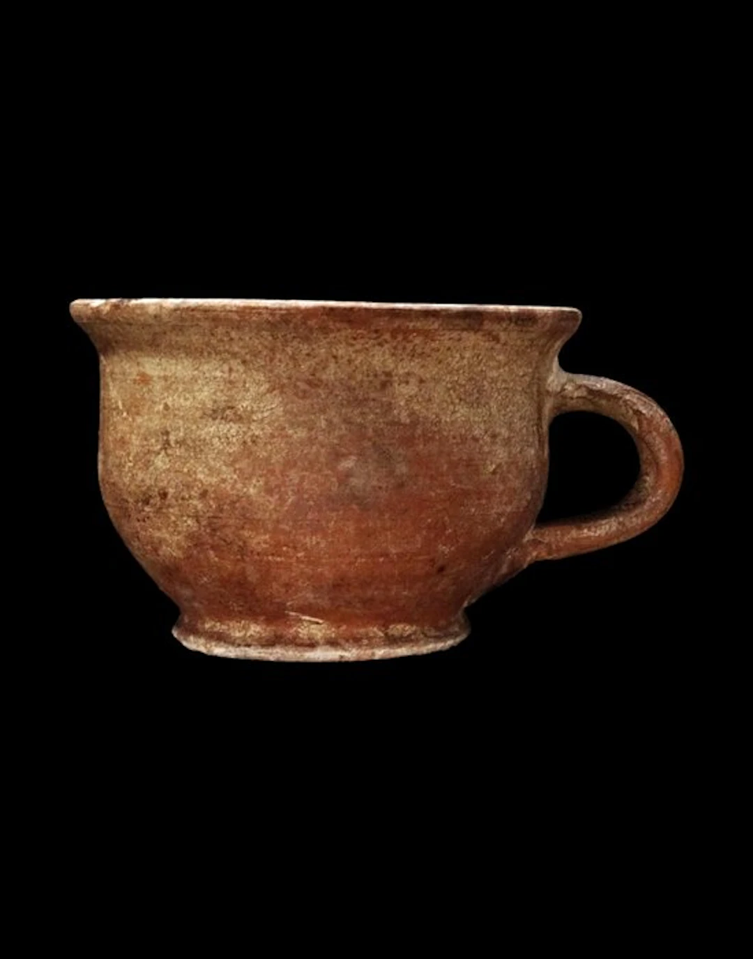 Ancient Greek Terracotta - Etruscan vase with a handle - 6th / 5th century BCE.
