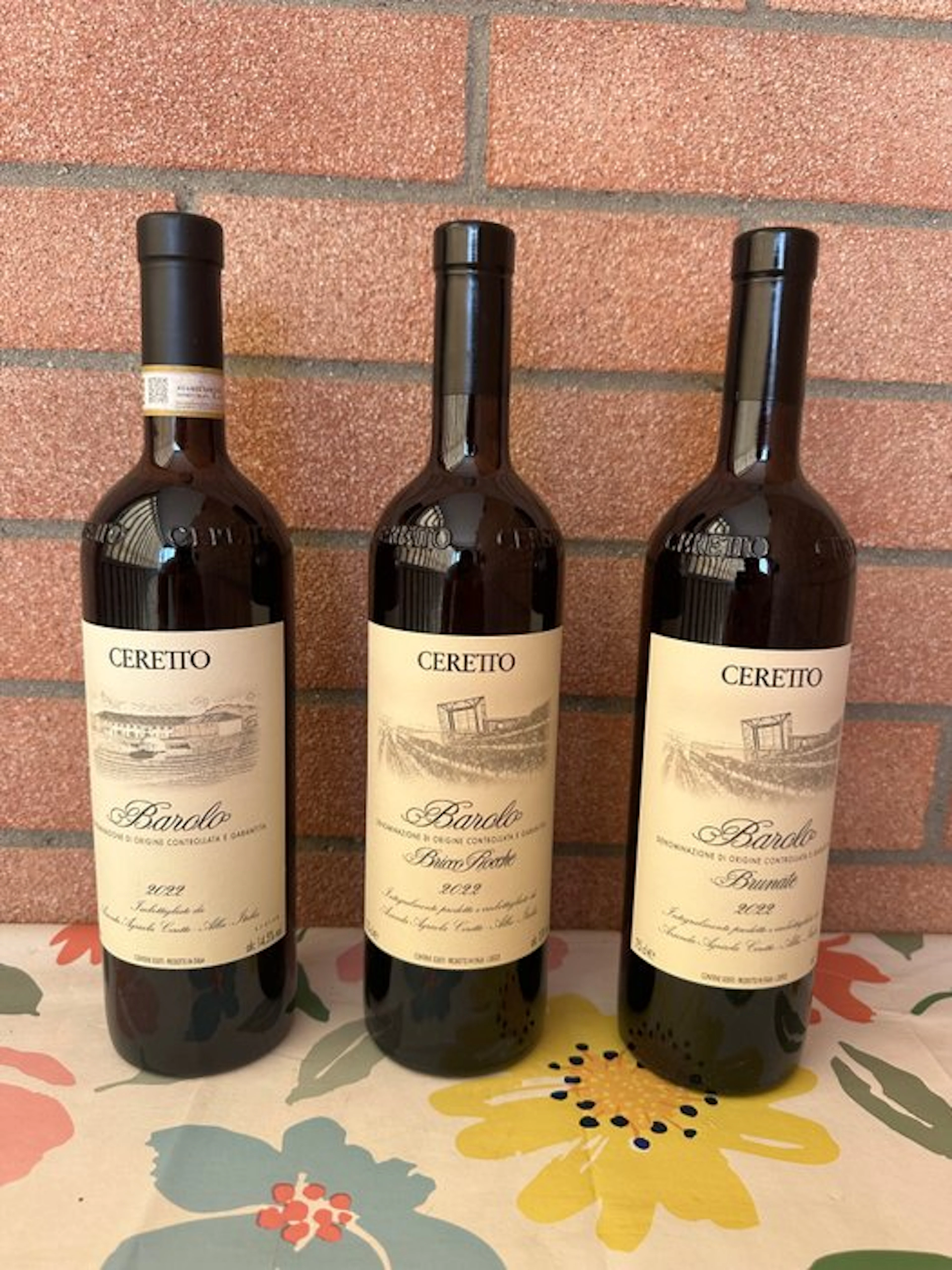 2022 Ceretto: Barolo, Bricco Rocche, Brunate - Barolo DOCG - 3 Bottles (0.75L)