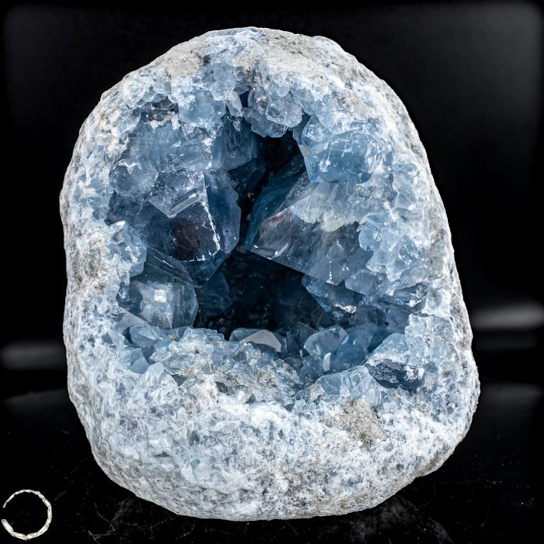 Celestine Druse – Heaven on Earth in Crystal Form Geode- 8351.35 g