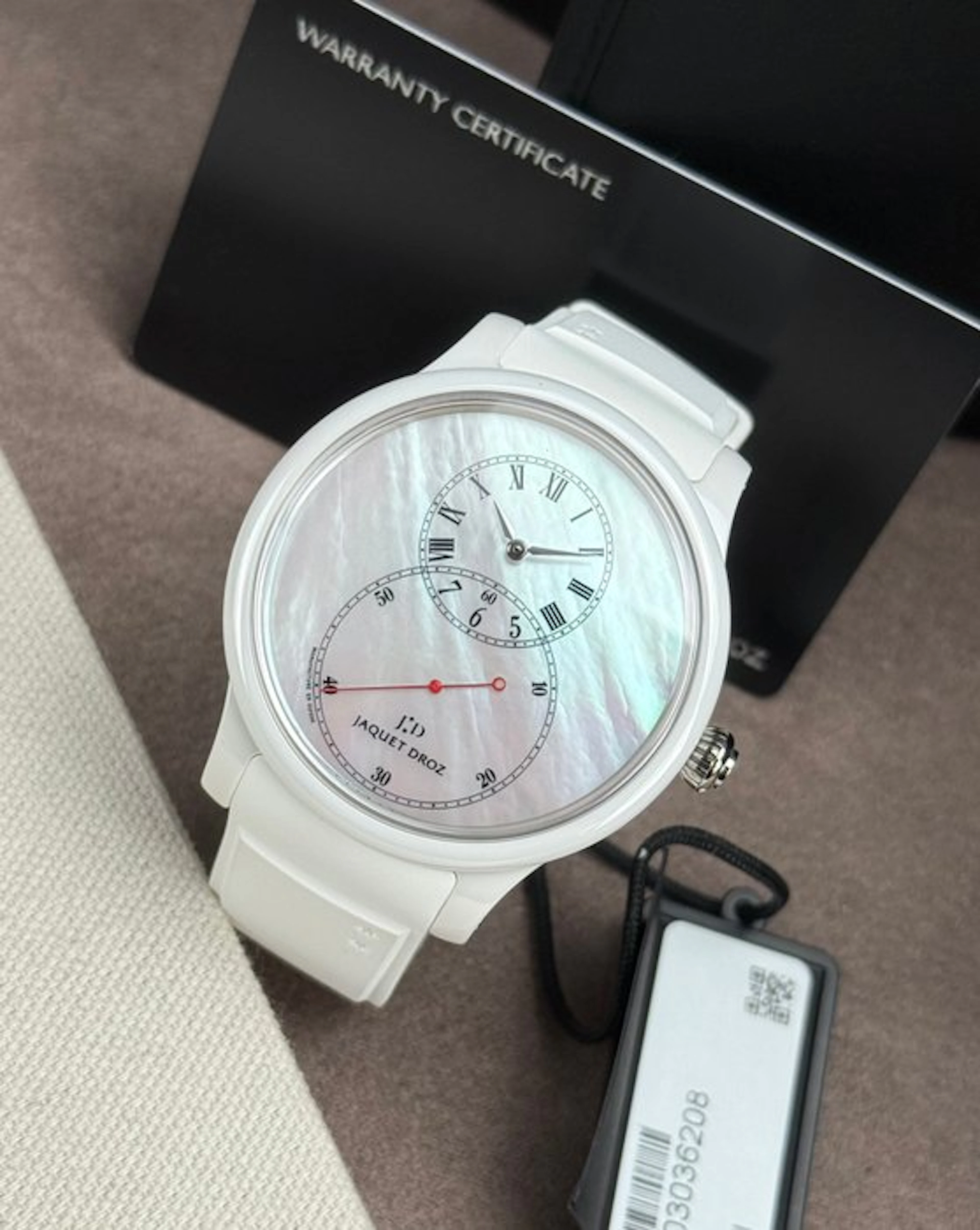 Jaquet-Droz - Grande Seconde Ceramic MOP Dial - J003036208 - Unisex - 2020-2025