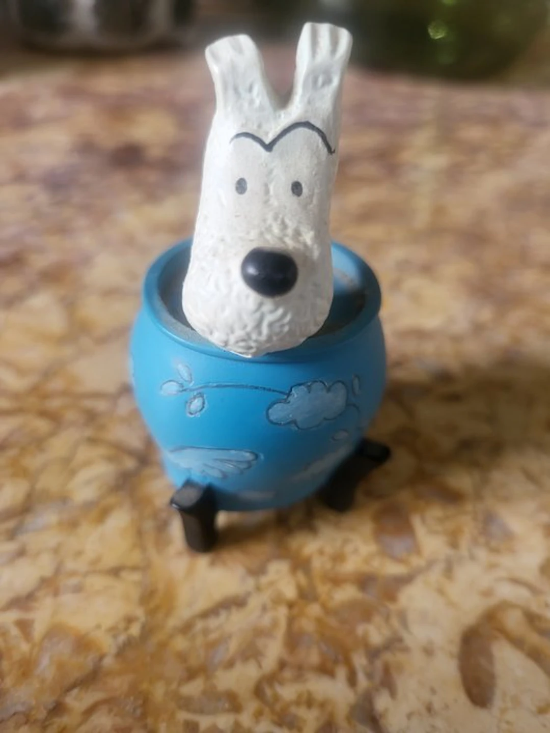 Tintin - Statuette Leblon Delienne 510 - Milou tête dans chaudron