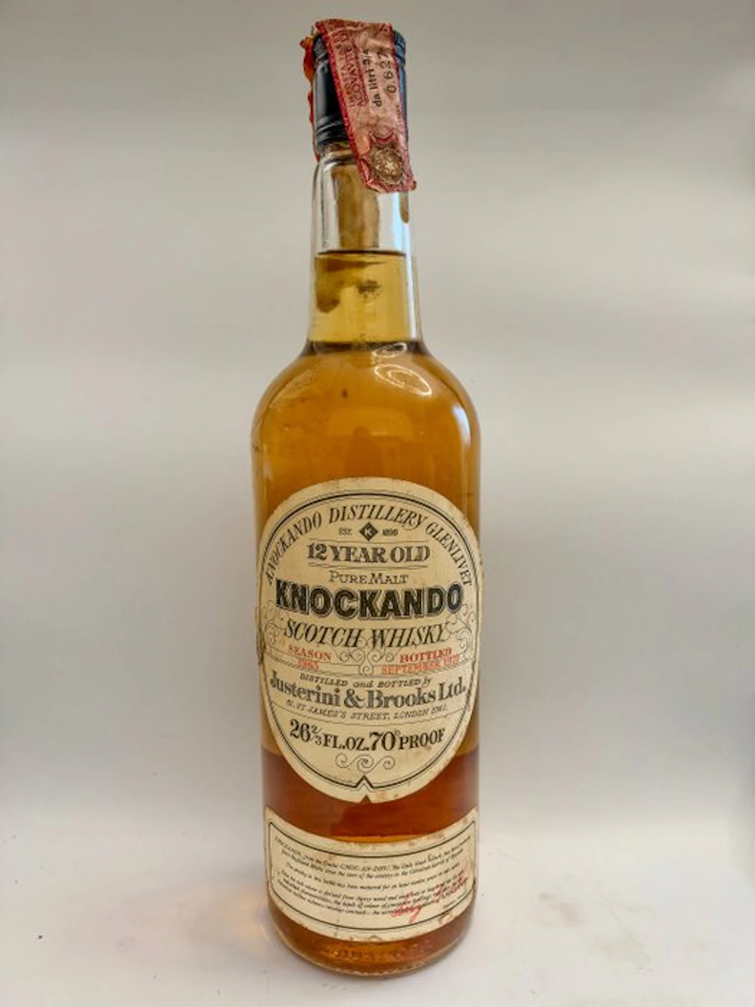 Knockando 1965 12 years old - b. 1977 - 75cl