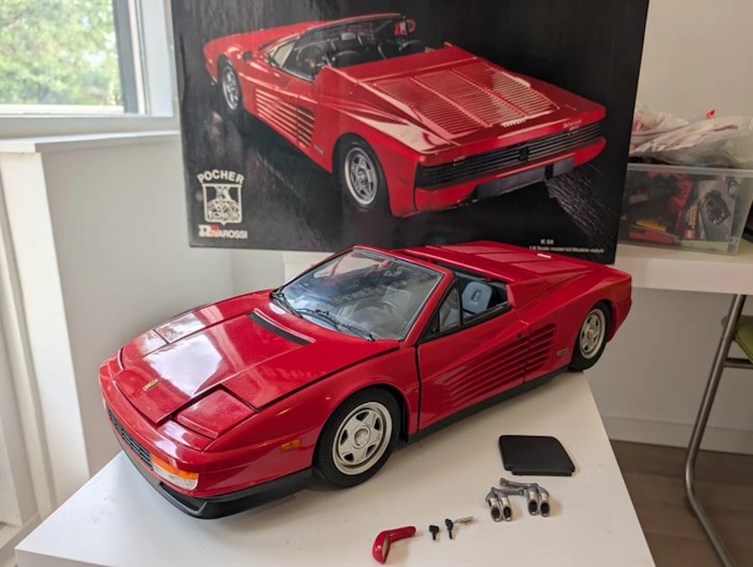 Pocher 1:8 - Model sports car - Ferrari Testarossa Spider - K 54