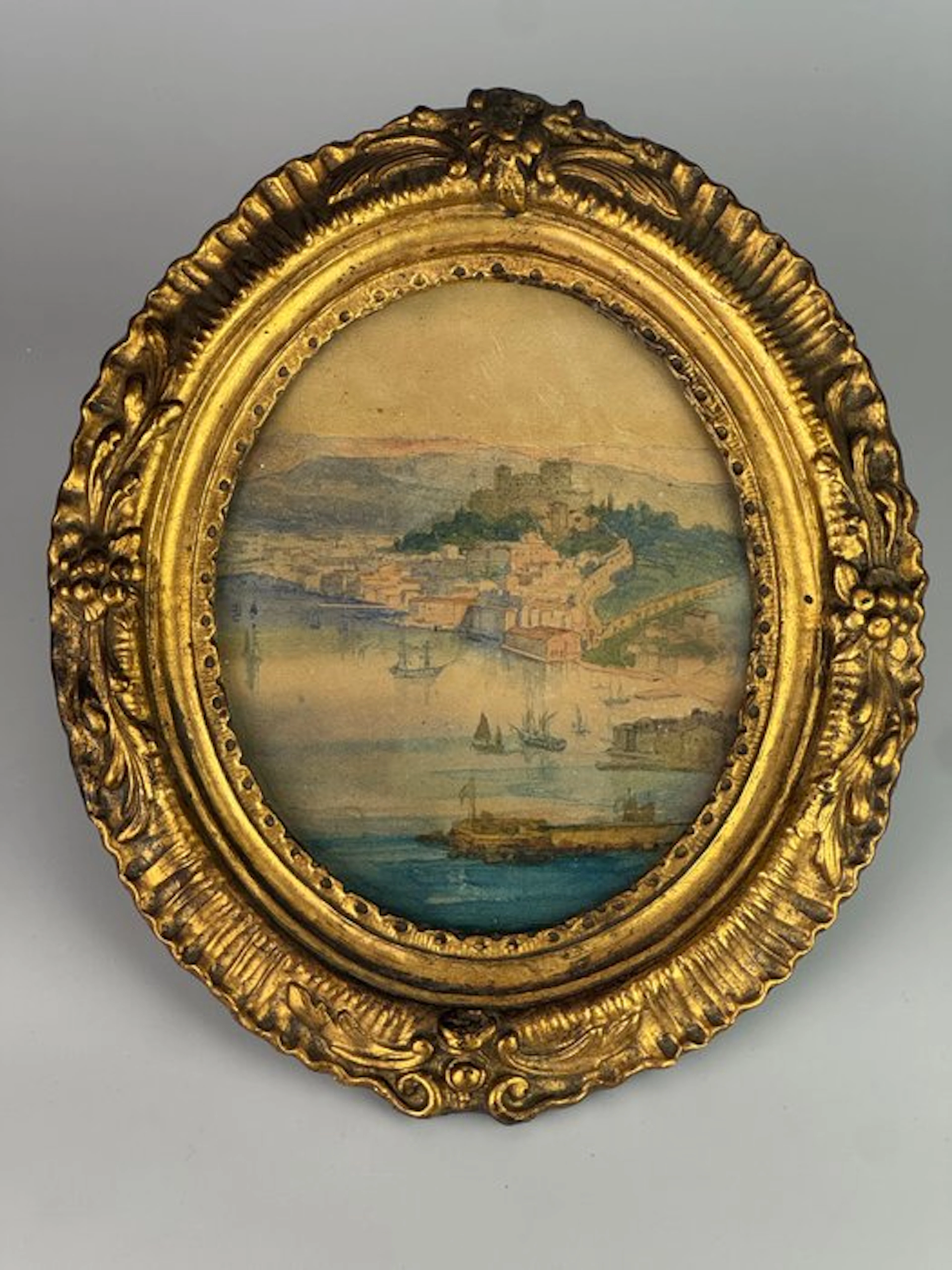 Alberto Rieger (1834-1905), Attributed to - Paesaggio costiero