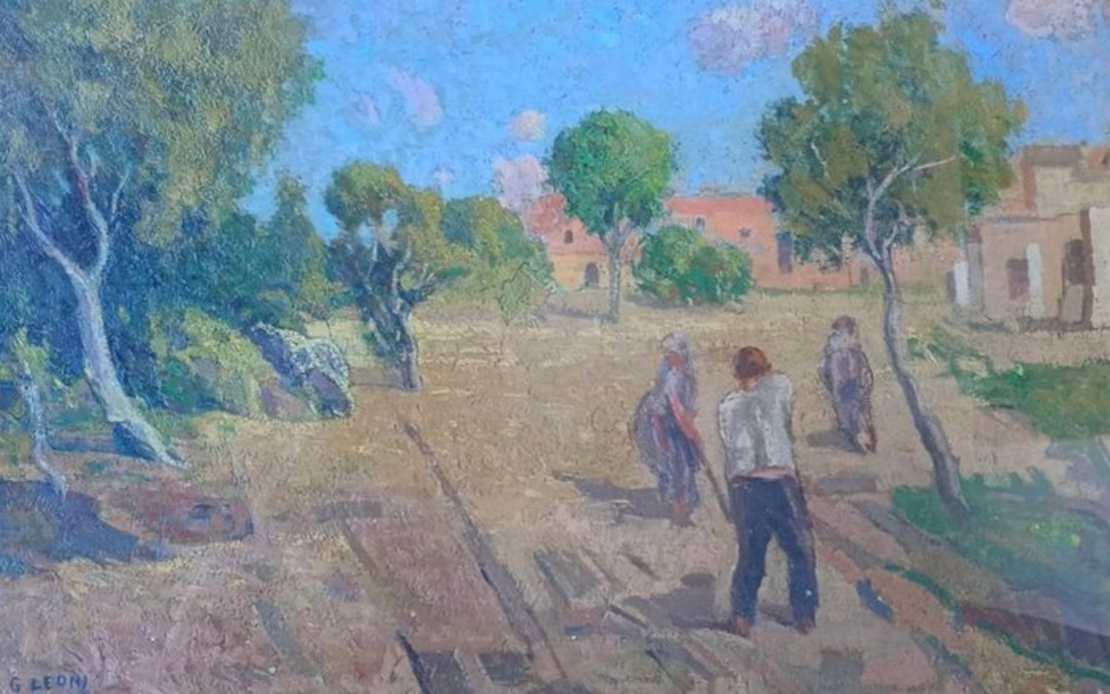 Giuseppe Leoni (1876-1927) - Contadini