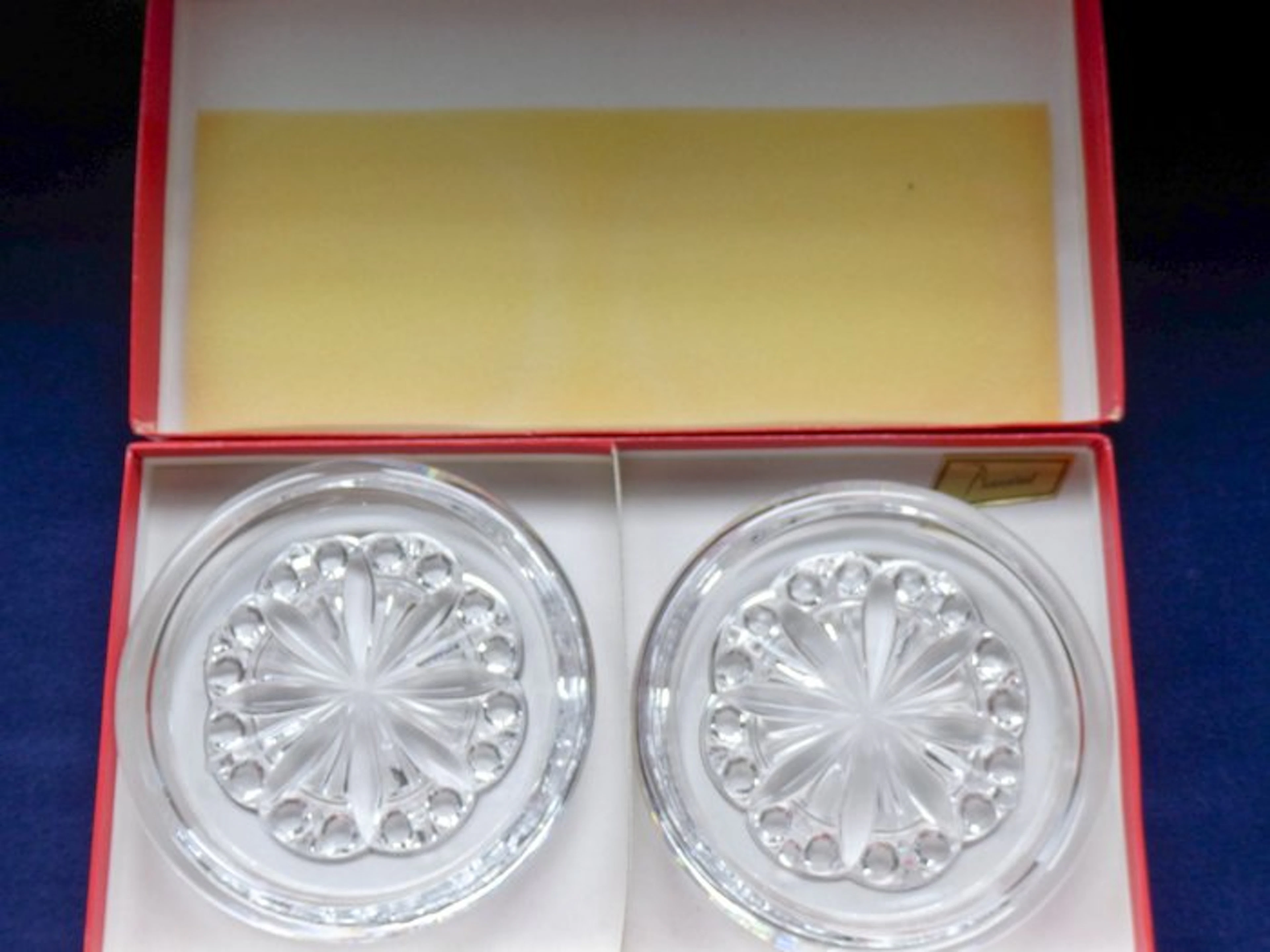 Baccarat - Prachtige set van 2 Kristallen Baccarat Rosace...