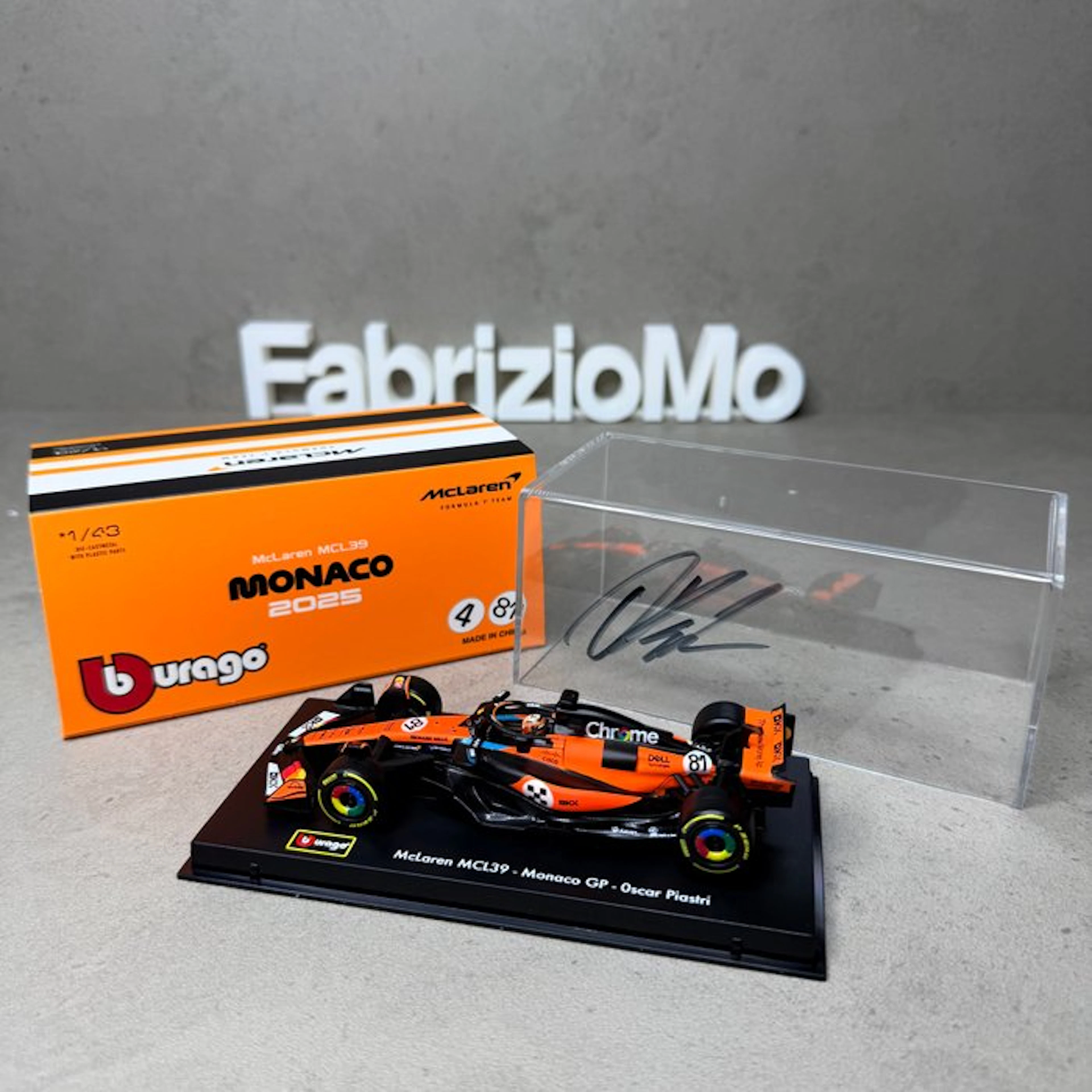 Mclaren - Monaco GP 2025 - Oscar Piastri - 2025 - Scale 1:43 model car