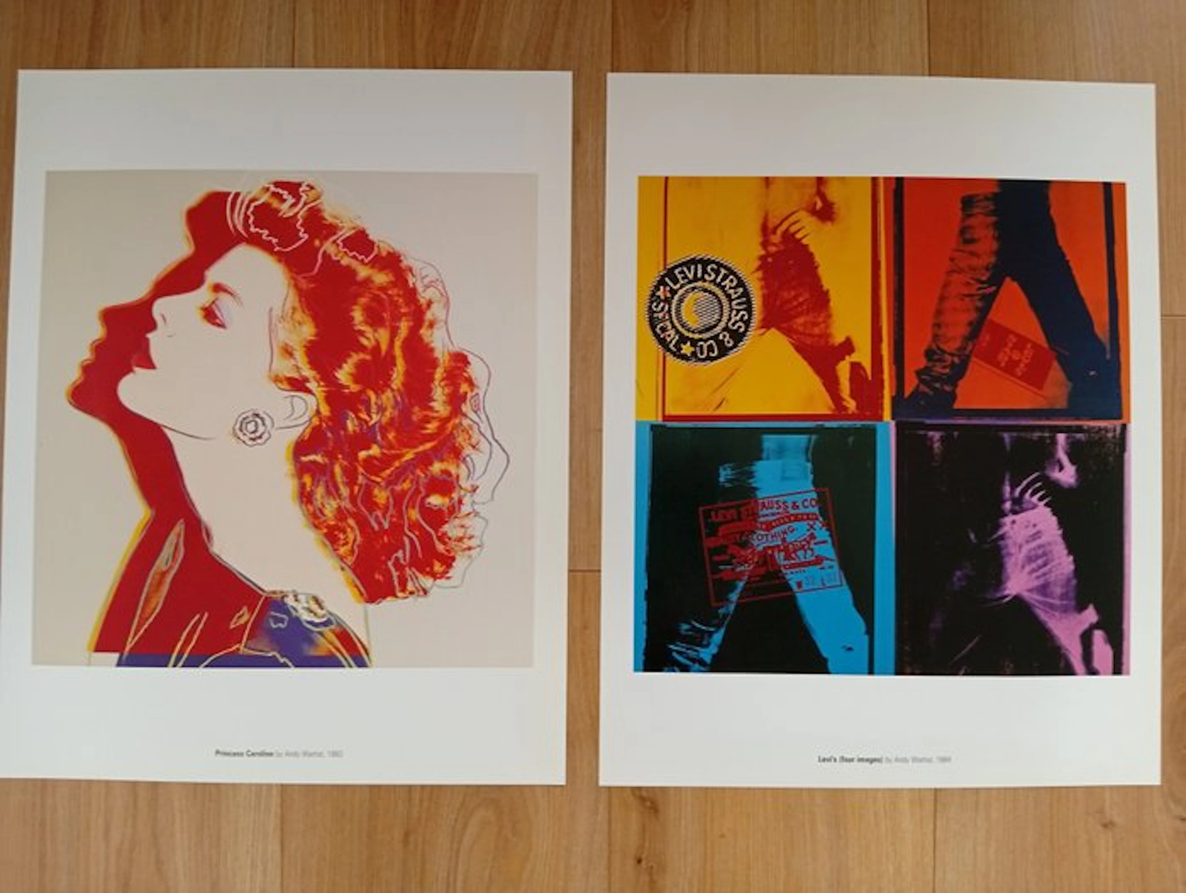 Andy Warhol (1928-1987) - Princess Caroline; Levi's (four images)
