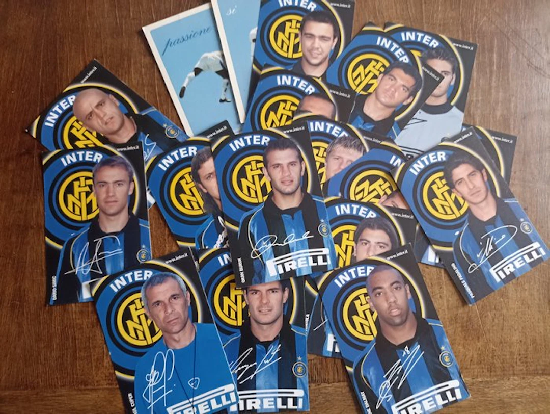 Inter Milan - Italian Football League - 2003 - Postcards