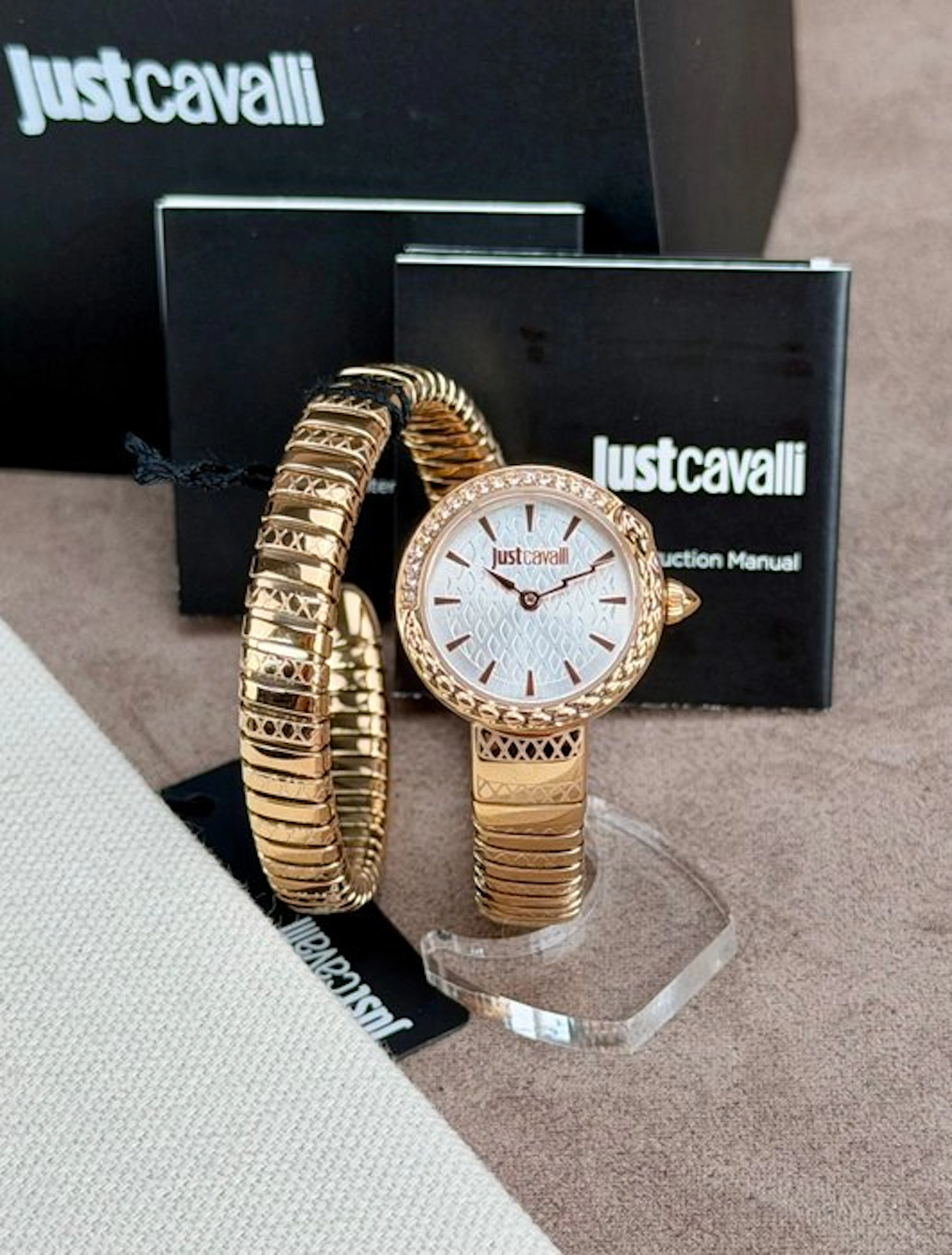 Just Cavalli - Signature Snake watch silver Gold - No...