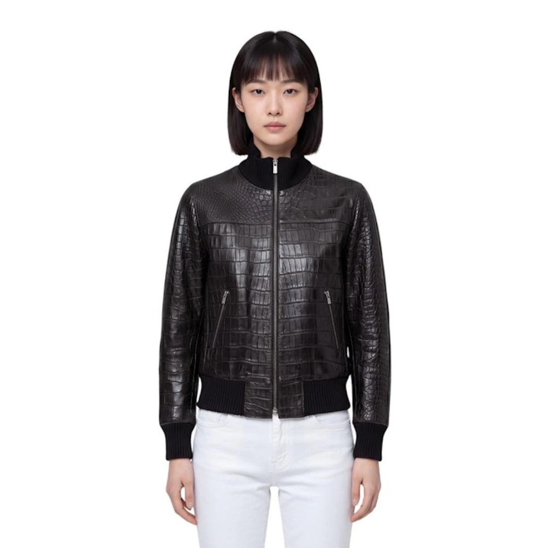 SALFRA - 44 IT - M - Bomber Woman Jacket Black 100%...