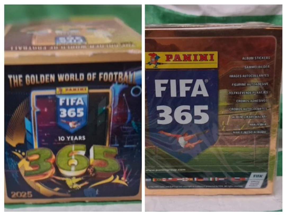2016, 2026 Panini Panini 2 Sealed box ‘FIFA 365’ 100...