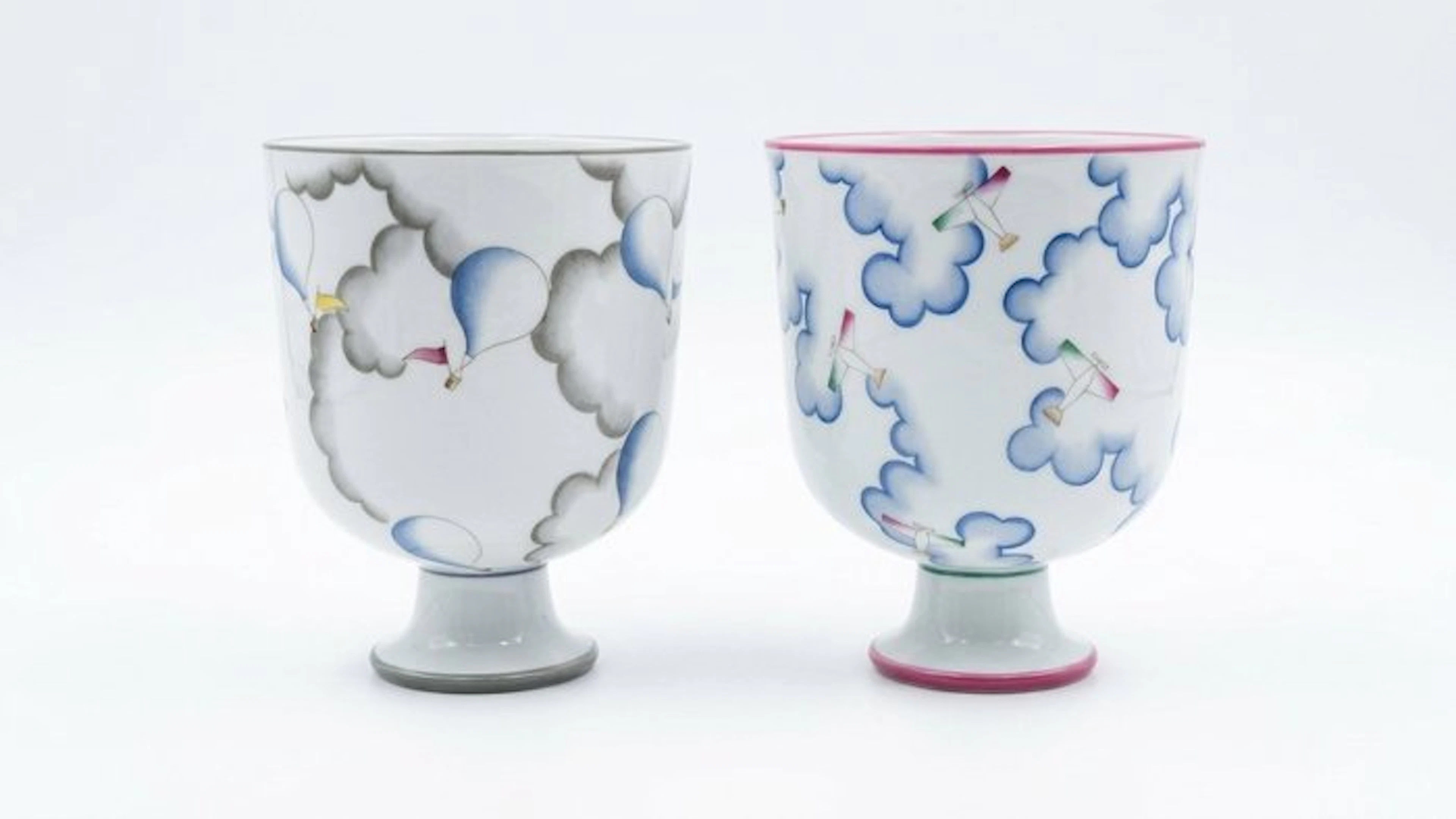 Richard Ginori, Manifattura di Doccia - Gio Ponti - Vase (2) - Porcelain
