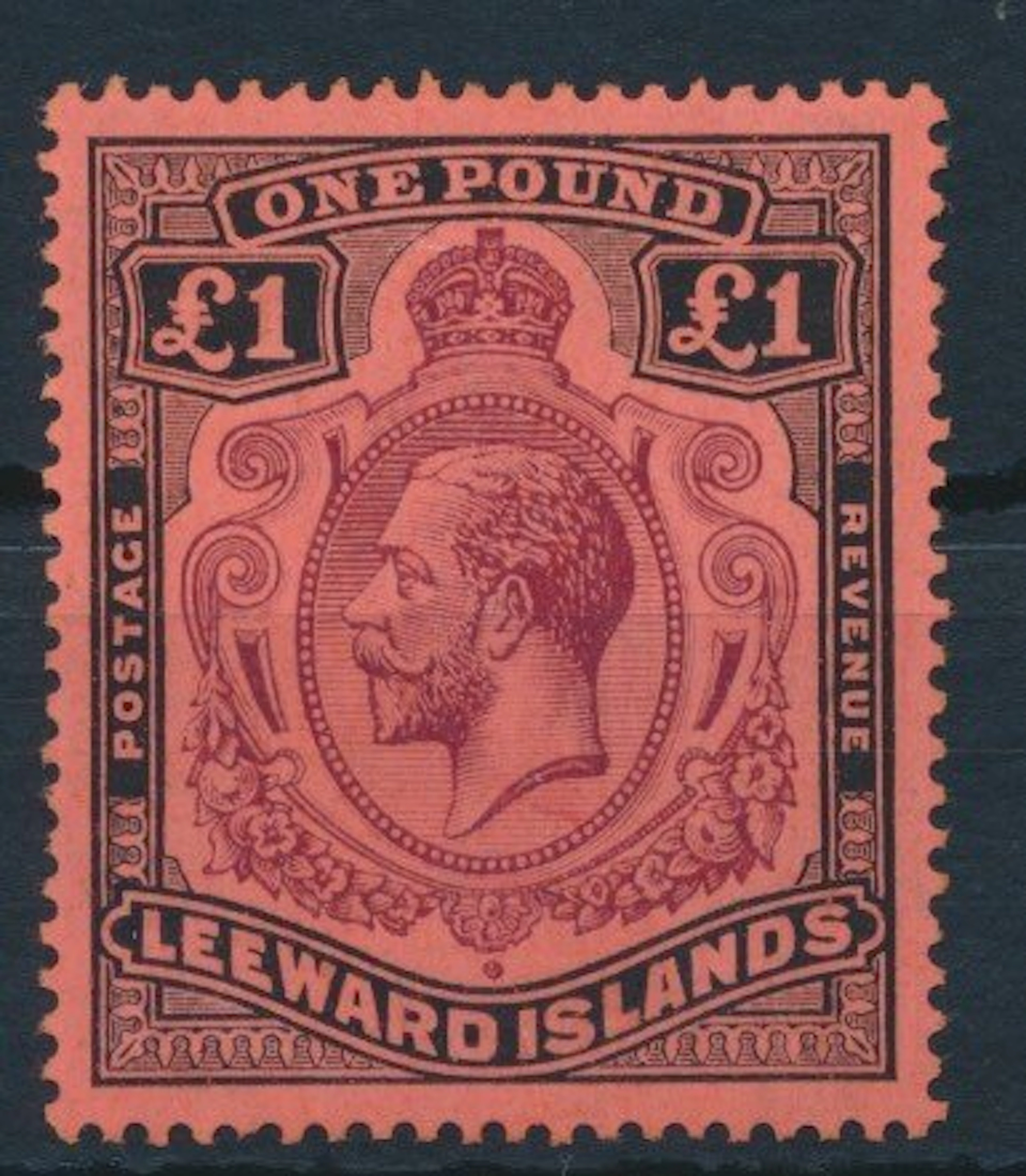 Leeward Islands 1928 - King George