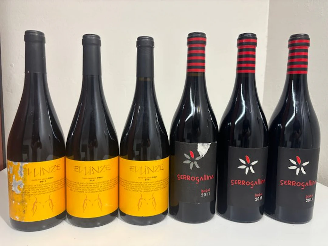 2011 x3 Bodegas Arúspide El Linze Tinto Velasco y syrah & 2013 x2