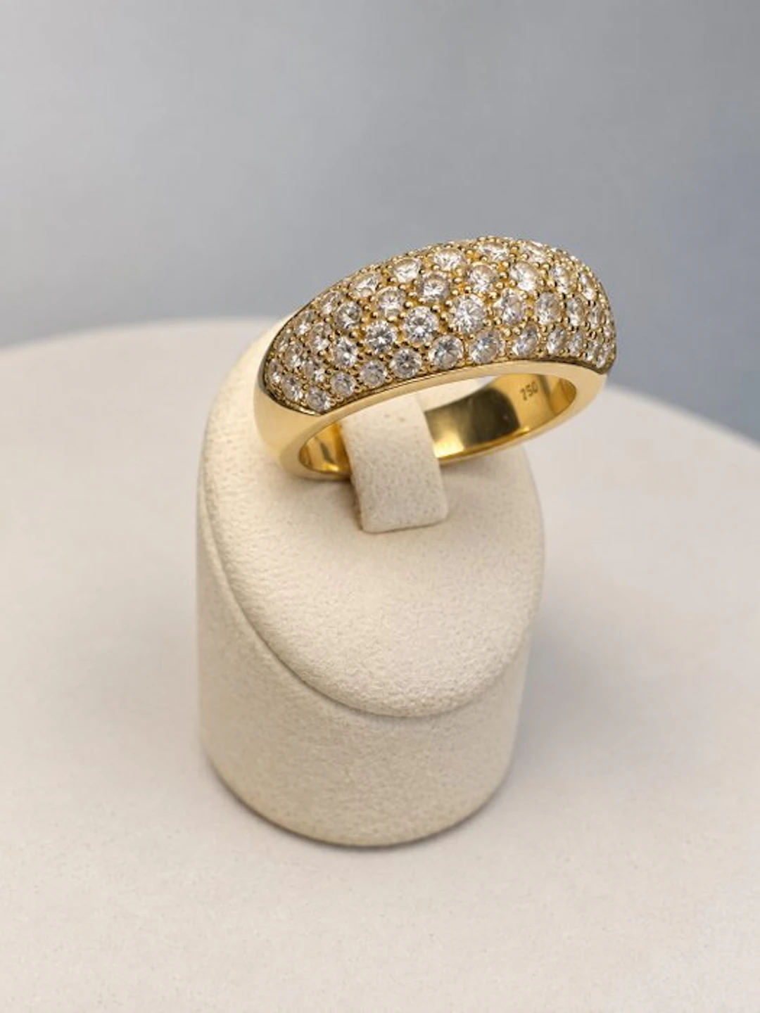 Ring - 18 kt. Yellow gold Diamond (Natural) - Diamond
